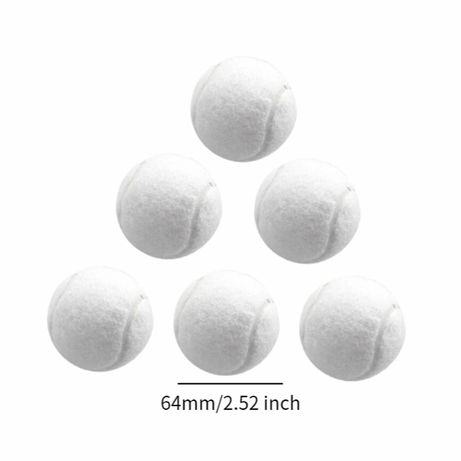 LOVIVER Ensemble de Balles de Tennis Durables pour Entraînement