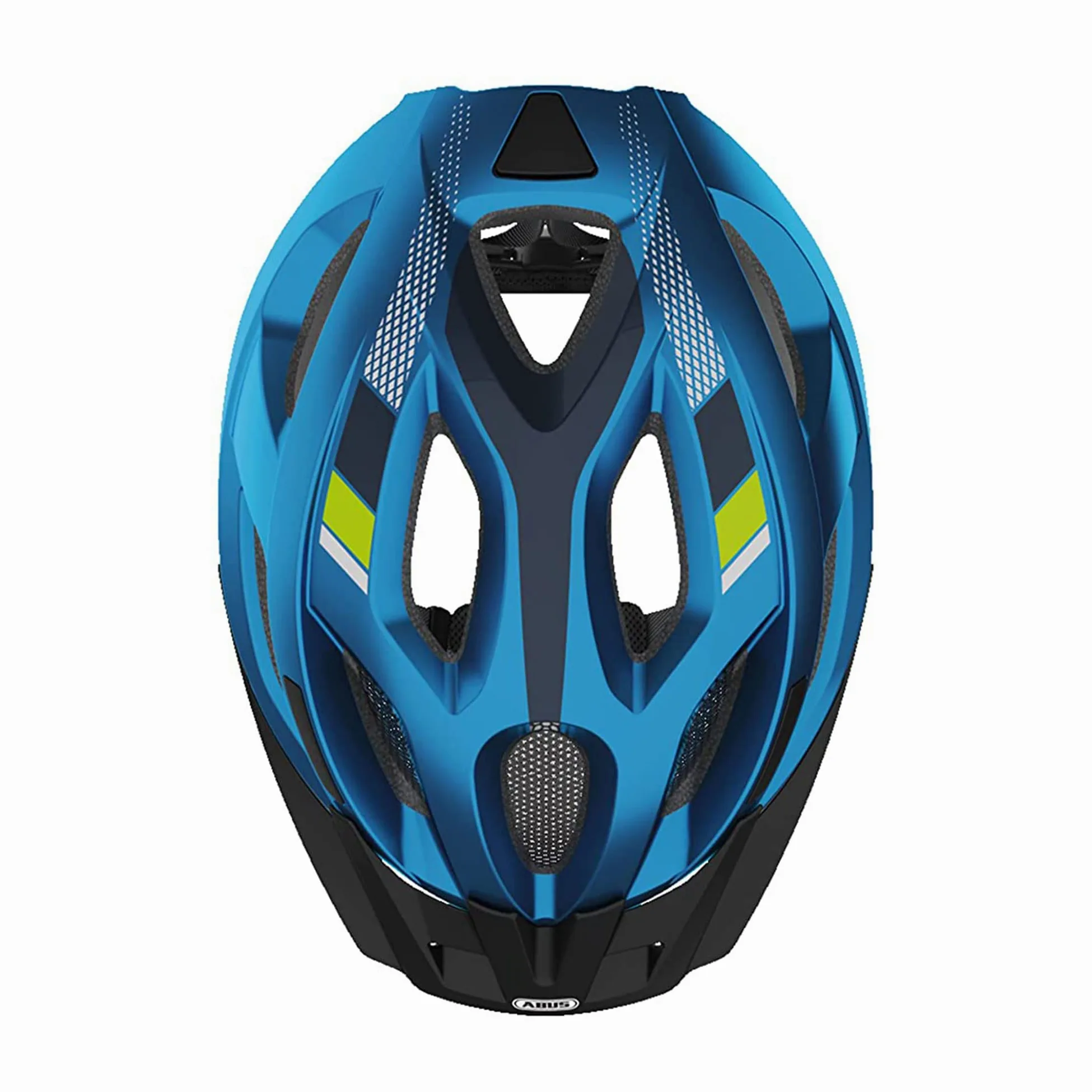 ABUS Casque Vélo Aduro 2.0 avec Lumière, Bleu, Taille M | Casque polyvalent sportif pour la ville, In-Mold EPS et Polycarbonate, bonne ventilation, réflecteurs