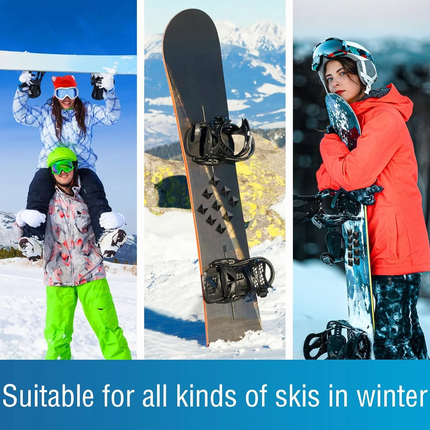 GIONAR Stomp Pad autocollant pour snowboard antidérapant