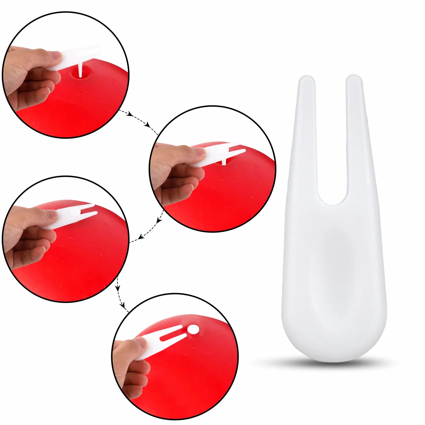 LUTER Kit de Pompe à Ballon Fitness, Pompe Manuelle avec Extracteur de Bouchon et Bouchons (12 Pièces)