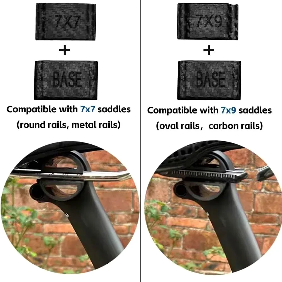 Selle de vélo pour Elita ONEtige de Selle de vélo recul en Carbone 5/20mm Tige de Selle VTT