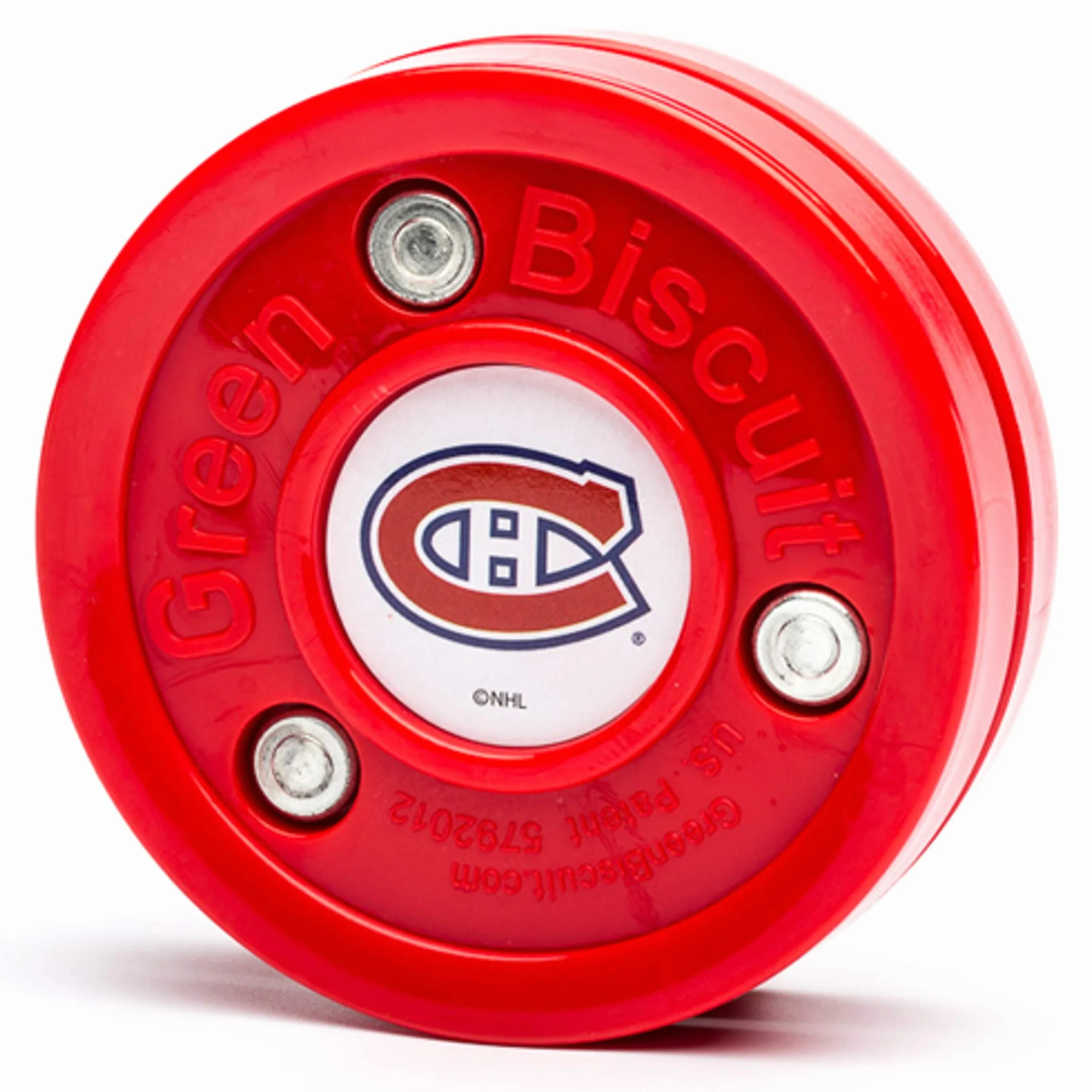 NHL Canadiens de Montréal Puck d'entraînement rouge vert