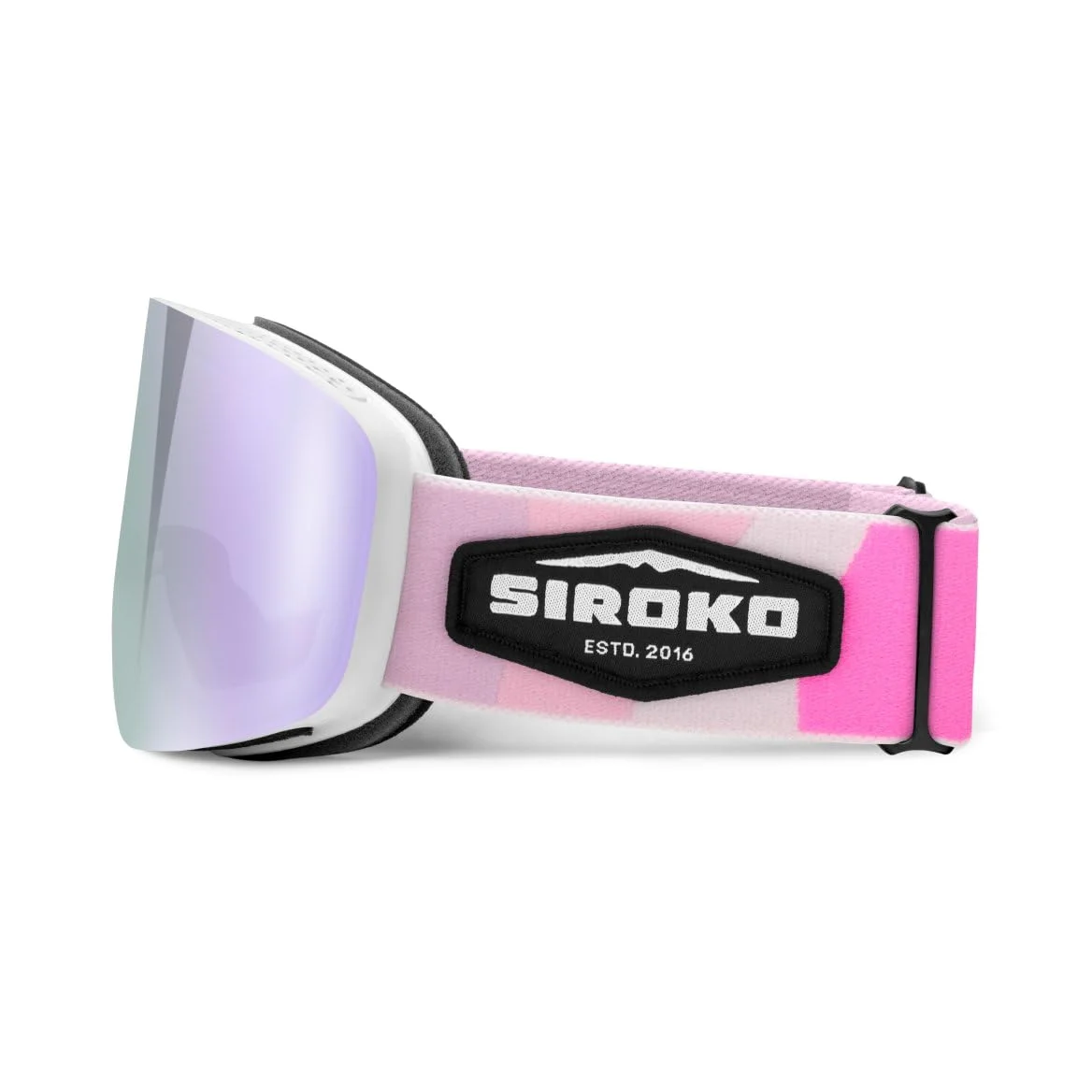 SIROKO - Masques de Ski et Snowboard pour Enfant GX Muffin Blanc/Rose
