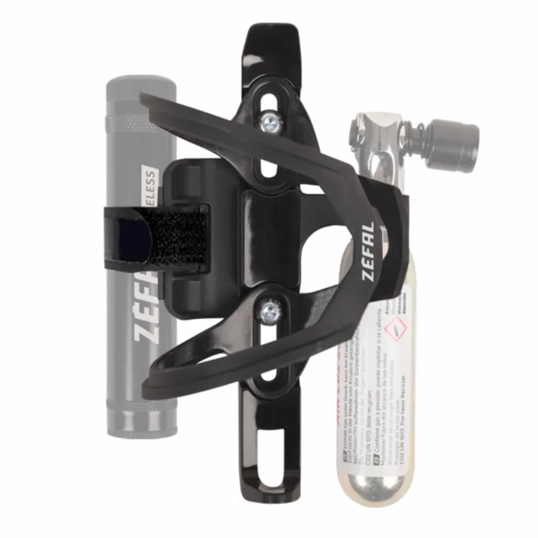 ZEFAL Pulse Z2i Porte-bidon Introduction Latérale Support CO2 Mixte Noir