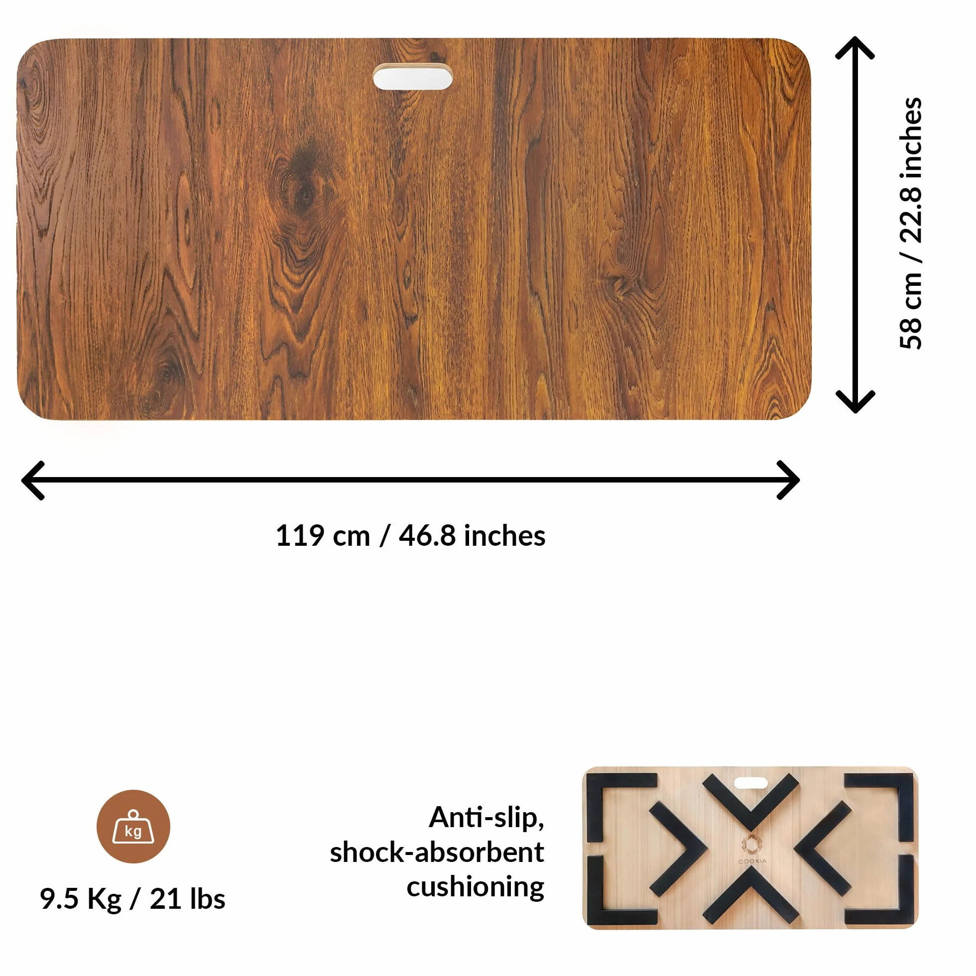 ODOXIA Planche de Claquettes pour Danse Portable Toute Surface Coussiné