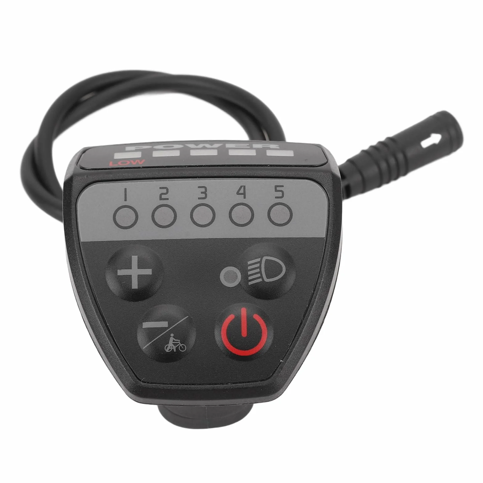 Tbest Contrôleur de Vélo Électrique 24V 36V 48V 5 Broches Résistant à l'Eau
