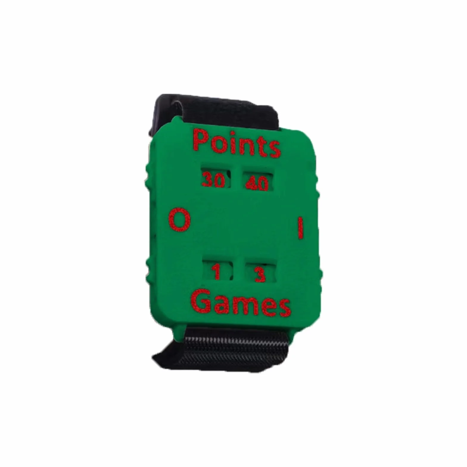 Bracelet réglable pour tennis et sport, compteur d'affichage, sangle en résine, 30x4,5x3 cm, noir