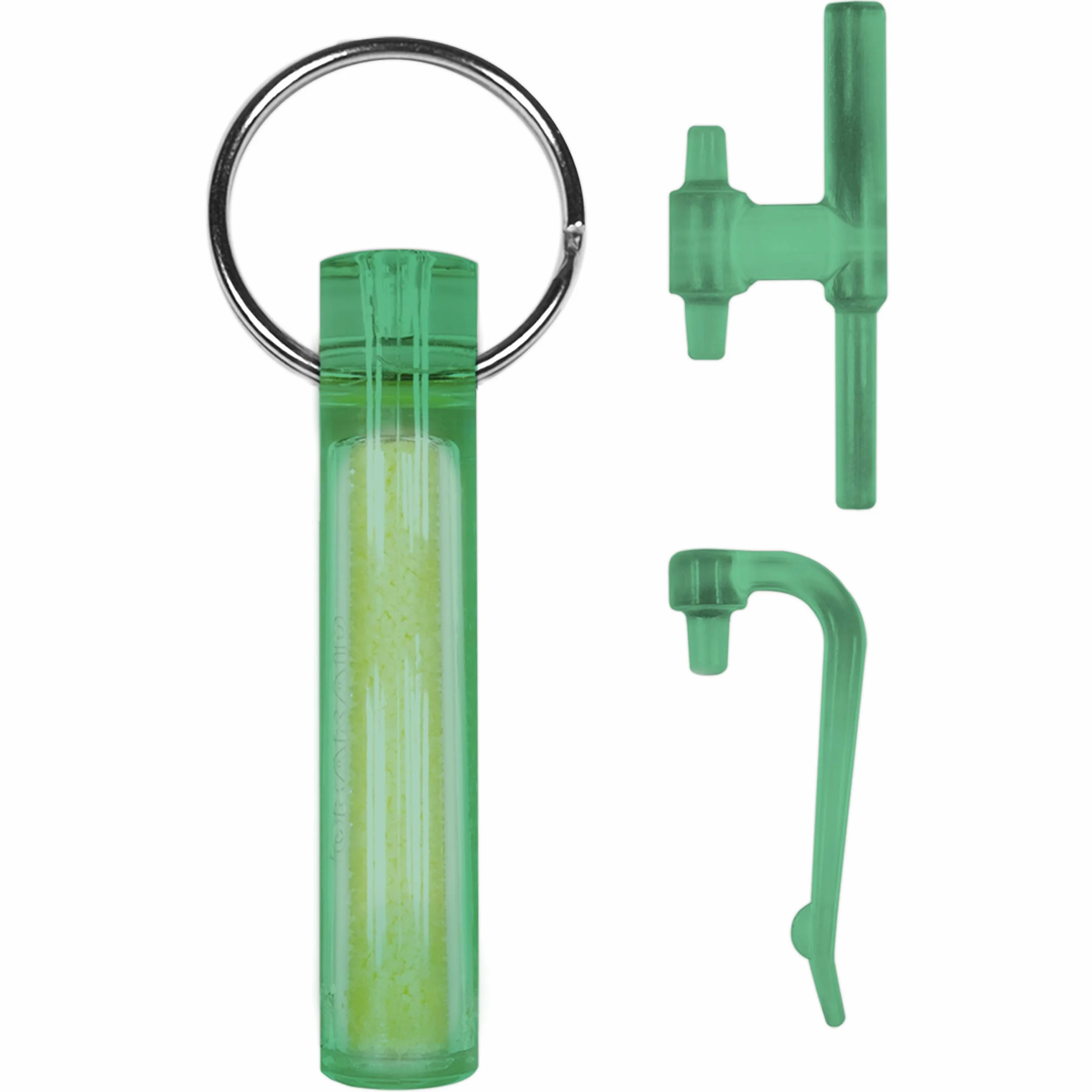 GEAR AID Ni Glo unisexe, porte-clés lumineux de 5 cm pour camping, SCUBA et pêche de nuit, vert, 5 cm