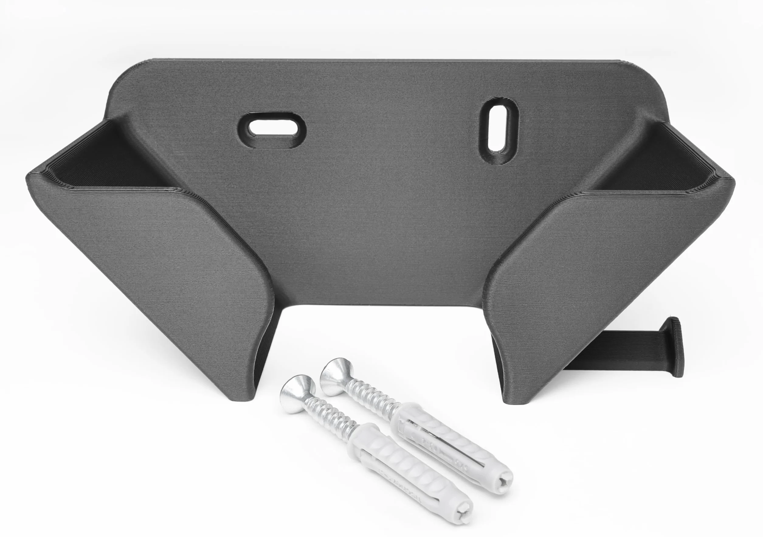 Support mural pour raquette de padel et tennis – Porte raquette murale confortable et anti-rayures – Convient à toutes les raquettes standard – Gain de place résistant avec vis et chevilles