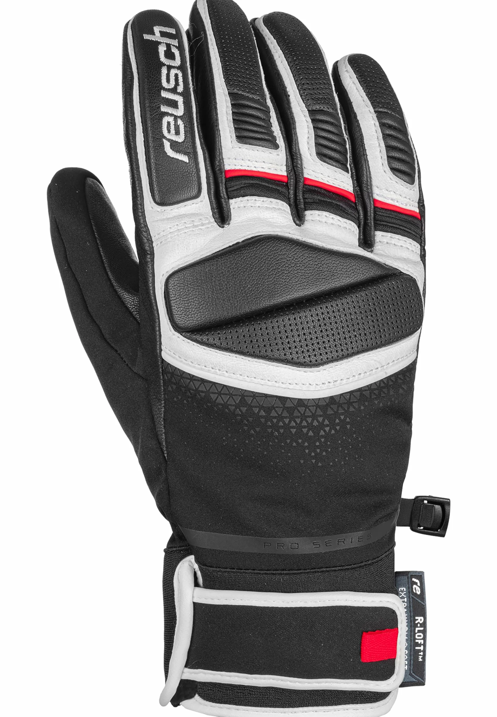 Reusch Gants de Ski Hommes Femmes | très Chauds, imperméables et Respirants | Gants d'hiver rembourrés, en cuir de chèvre robuste et Softshell, pour le ski,les activités de plein air,Tailles 7-11,Mastery