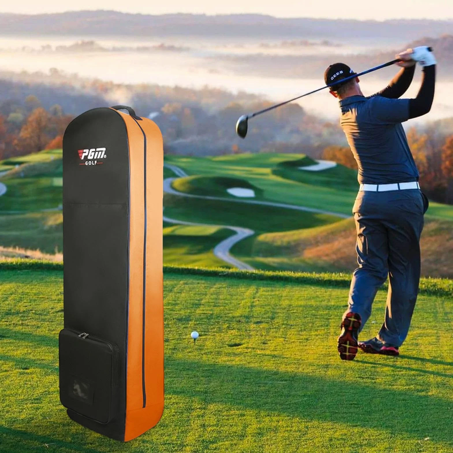 Sac De Golf De Voyage Pliable Léger Résistant À l'usure pour Hommes Femmes Golfeurs