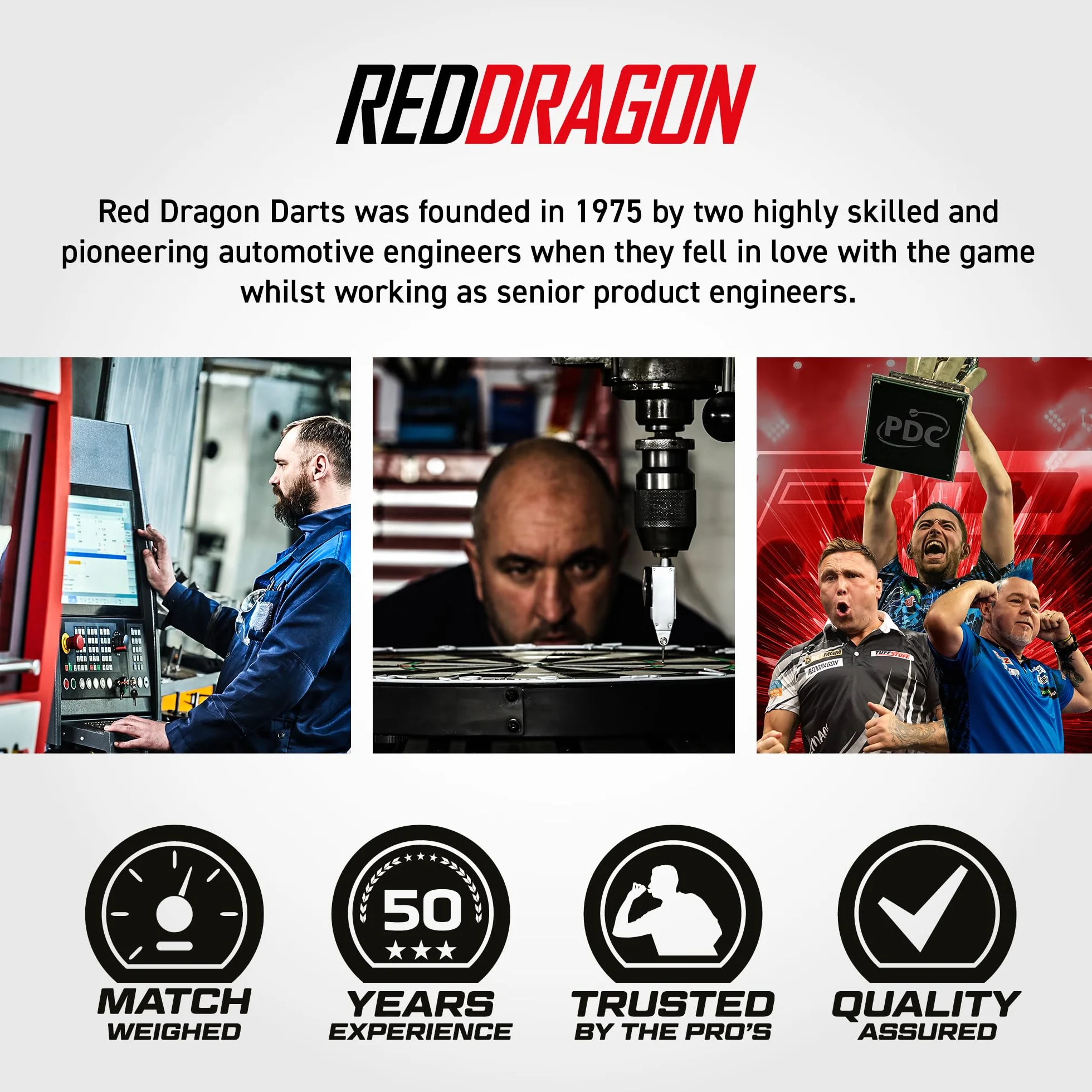 Red Dragon Javelin Darts Jeu de fléchettes en tungstène 85% Professionnel 20-26 g