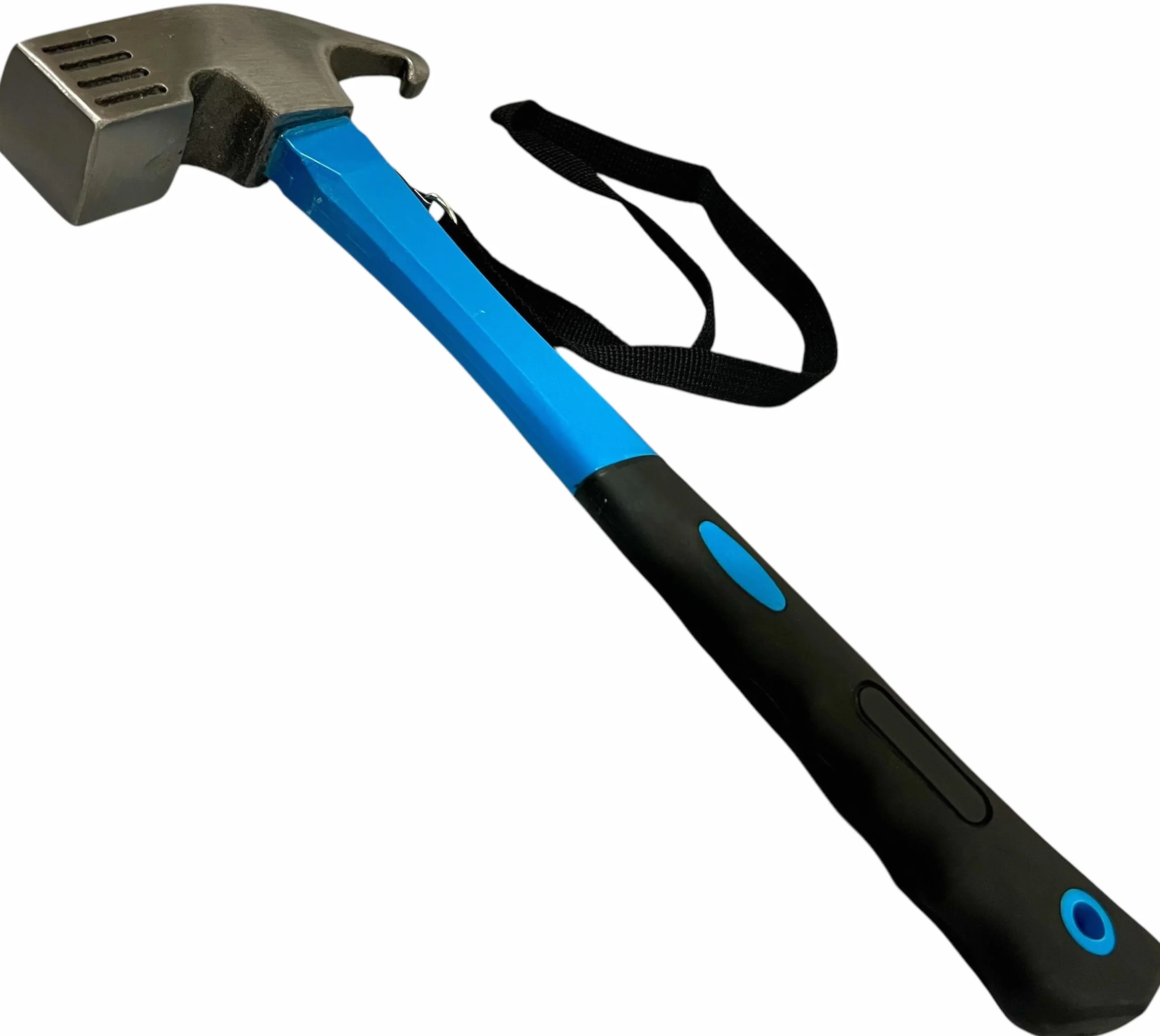 Marteau de camping avec extracteur de sardines et dragonne, robuste pour tente et piquets