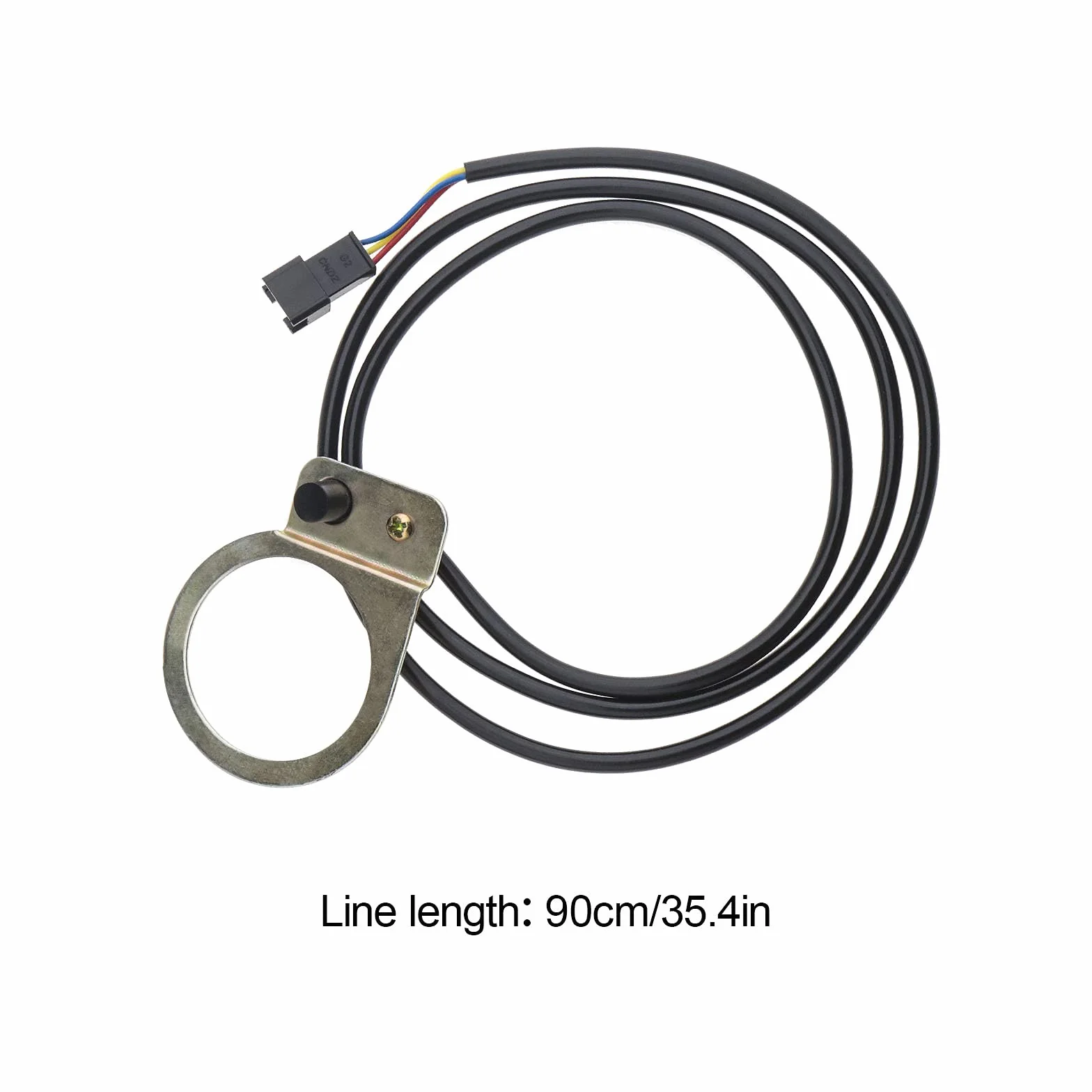 EMSea 12 Aimants Capteur de Vitesse avec Connecteur 3 Broches Mâle Câble 90cm pour Vélo Électrique