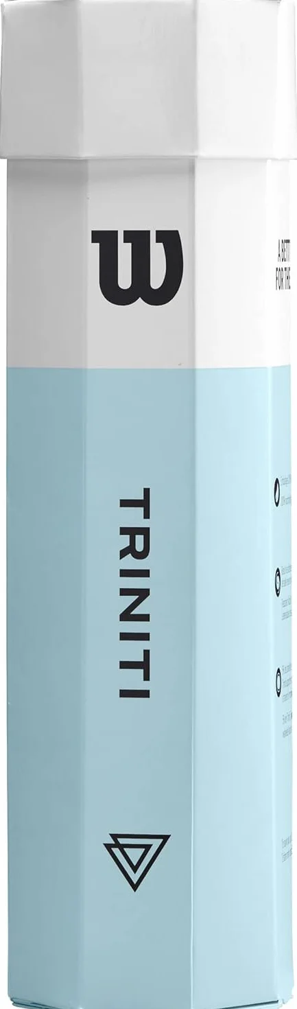 Wilson Triniti Balles de tennis Étui 100 % recyclable