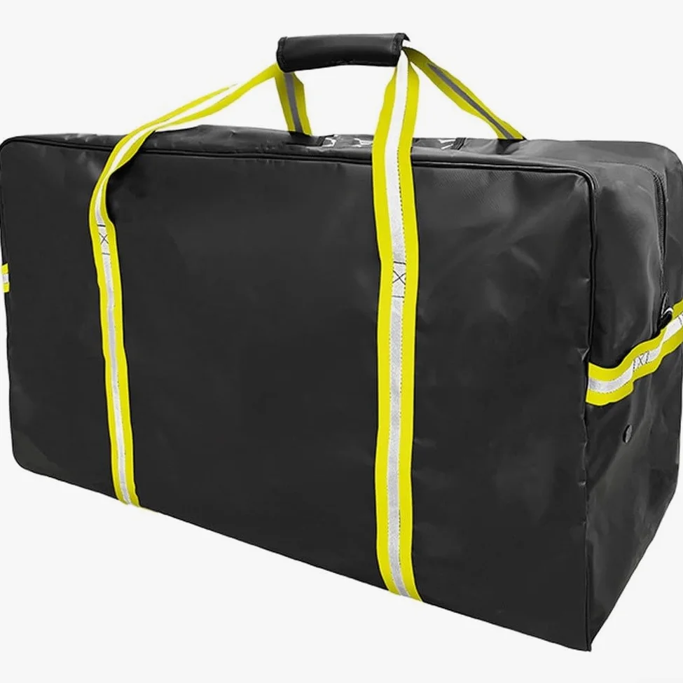 EasyByMall Sac d'équipement de hockey, sac de rangement portable multifonction en PVC étanche pour hockey sur glace, basket-ball, football