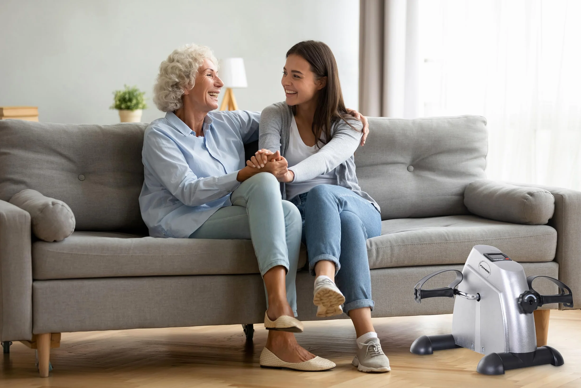 Mini vélo d'appartement, pédales d'exercice statique pour seniors