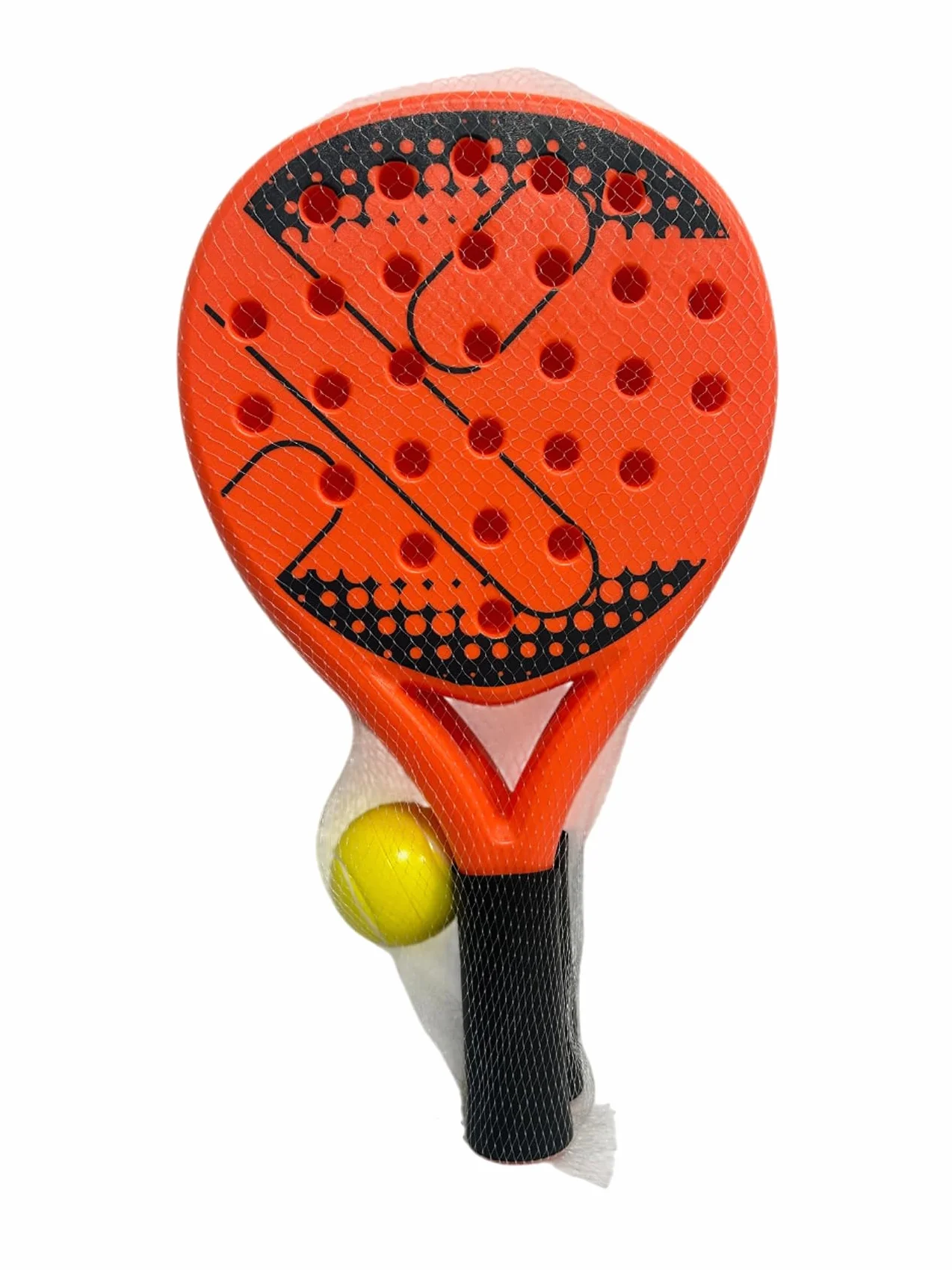 Raquettes de Padel Set 2 raquettes en plastique 41 cm avec balle Plage Beach Tennis