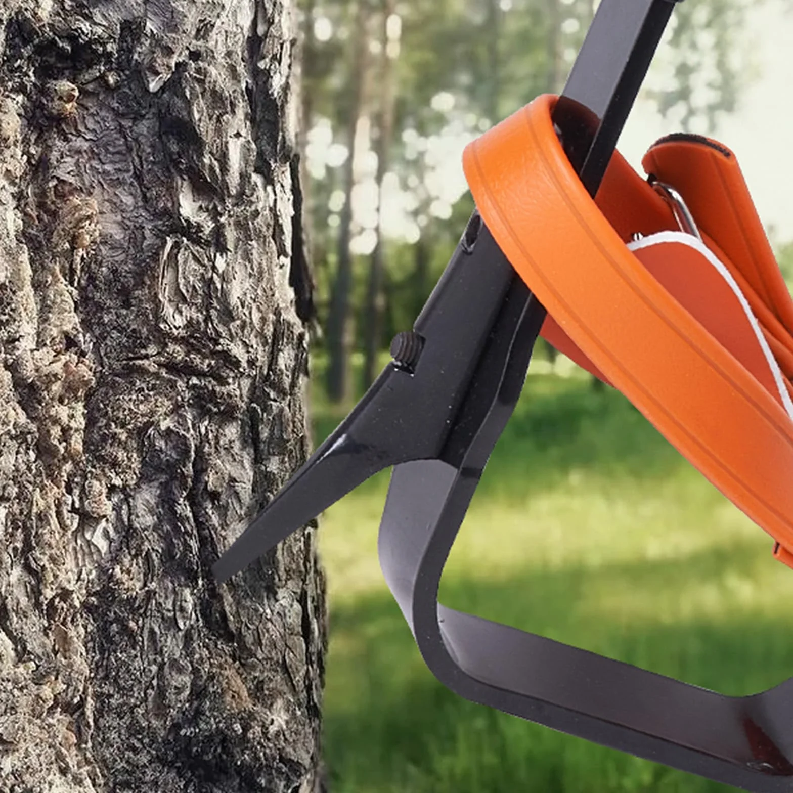 VEVOR Pointes d'escalade d'arbre, 1 paire, crampons acier allié, charge 158 kg, équipement avec sangles et protecteurs