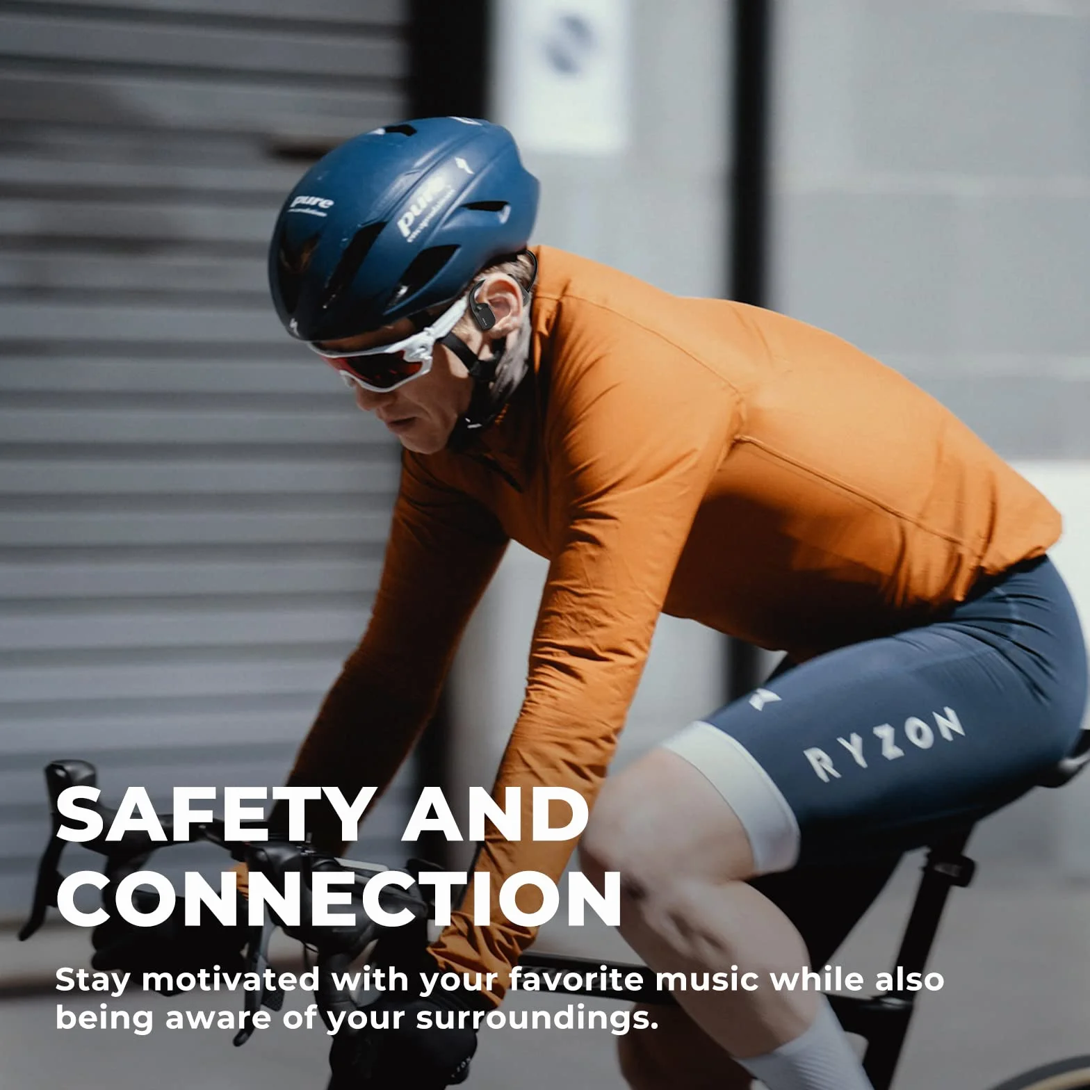 Casque Conduction Osseuse Bluetooth 5.2 Mémoire 16 Go IP68 Écouteur Natation Sport