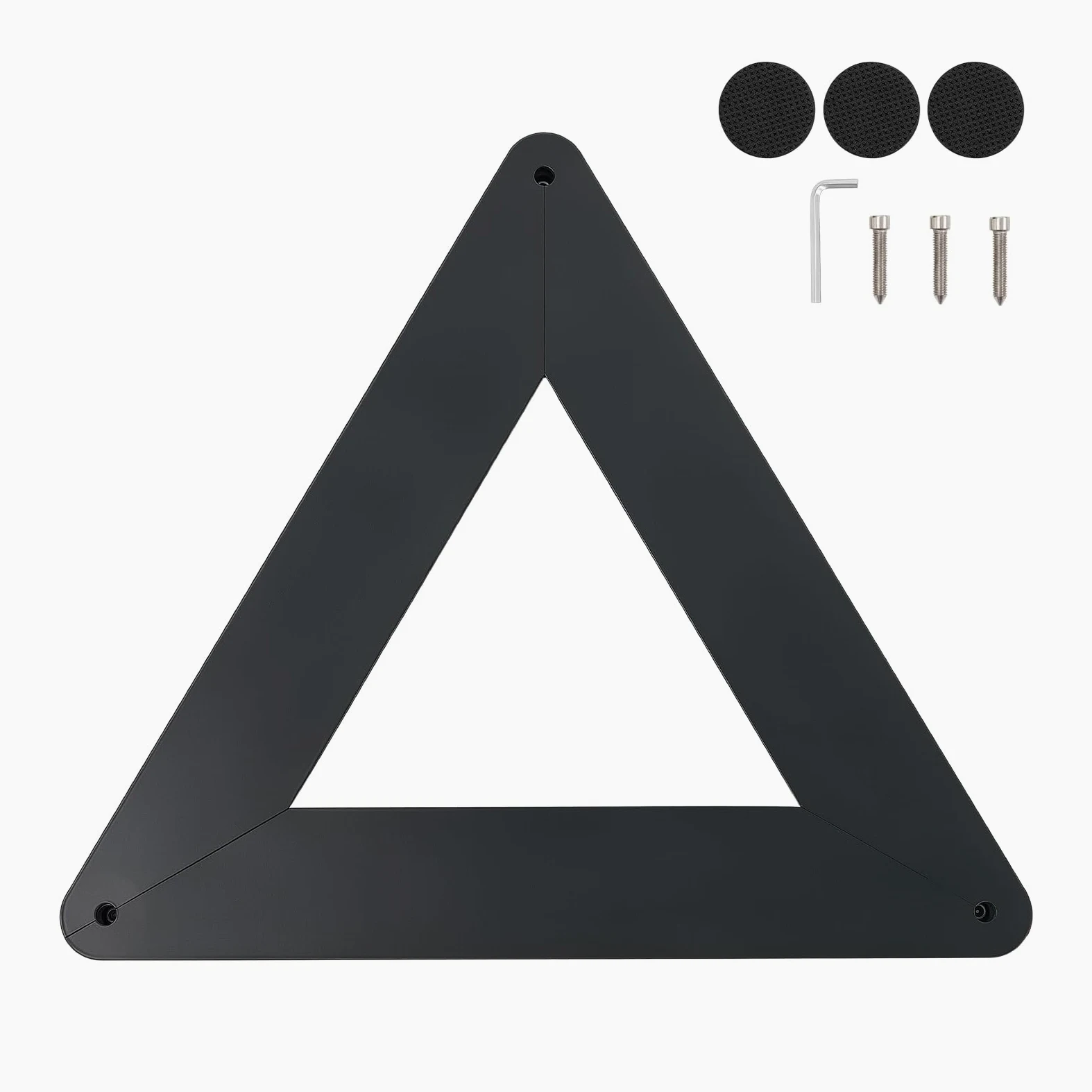 VEVOR Passeur de Hockey Triangulaire Rebondisseur de Palet Multi-Angles, Équipement d'Entraînement Utilisable sur et Hors Glace, Entraîneur de Passe et de Maniement de Crosse et Rondelle Portable
