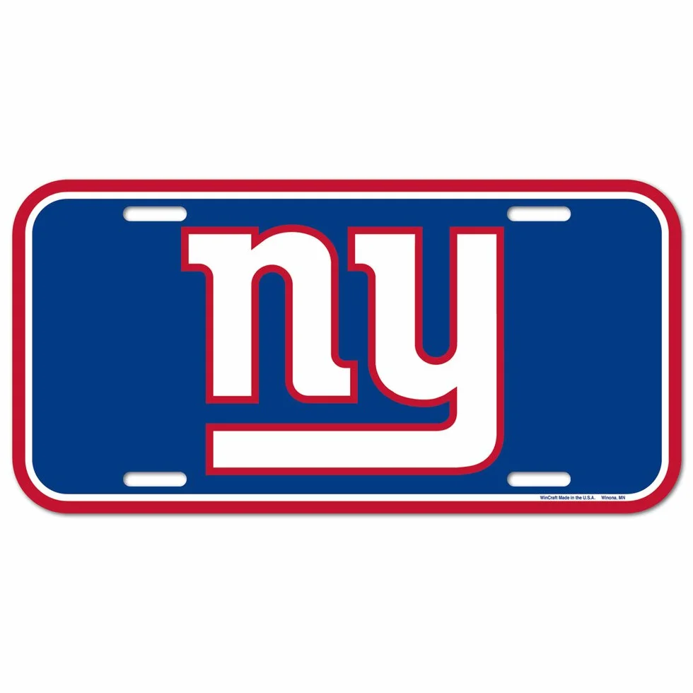 Wincraft Plaque d'immatriculation NFL