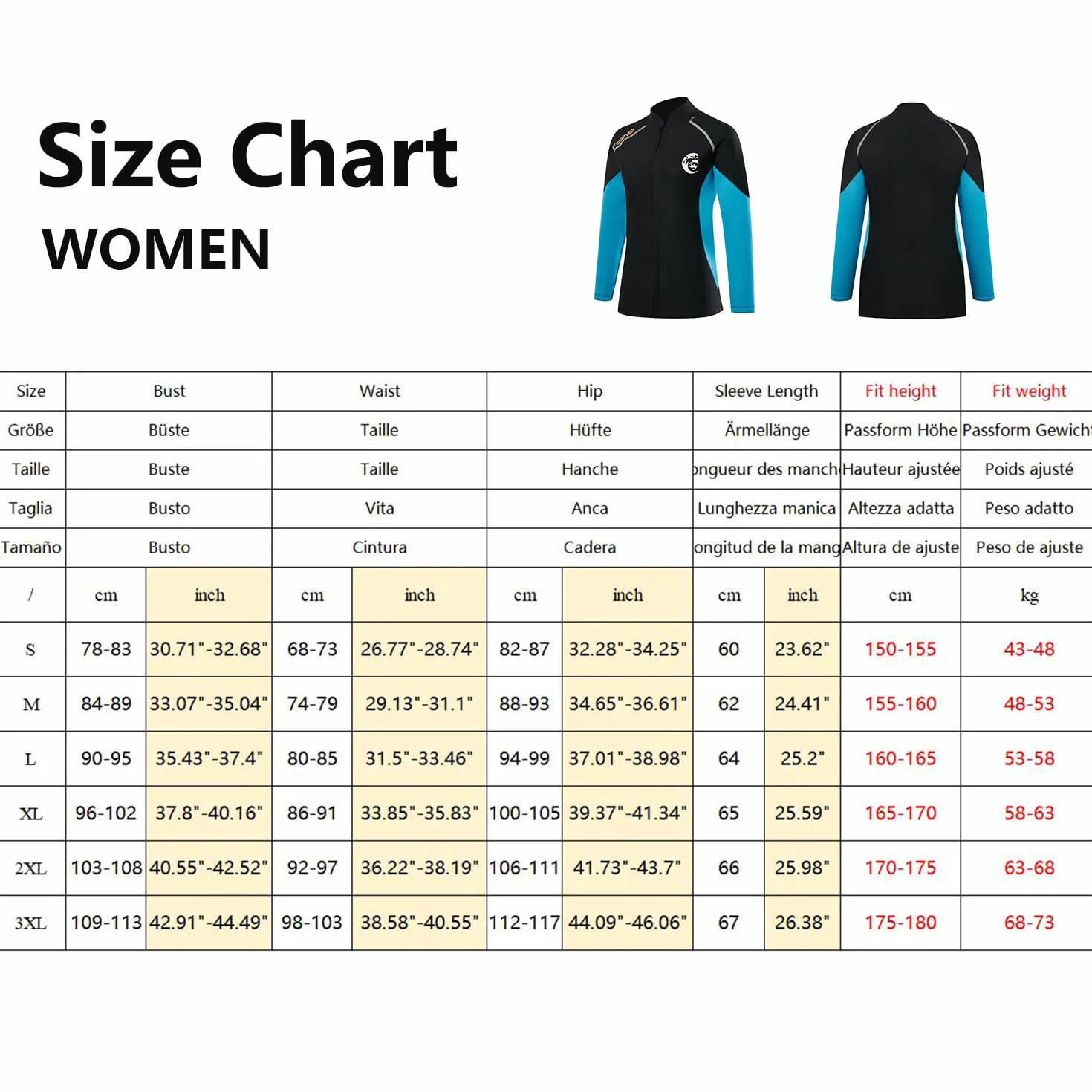 Combinaison de plongée néoprène 2 mm homme femme fermeture éclair devant manches longues surf natation