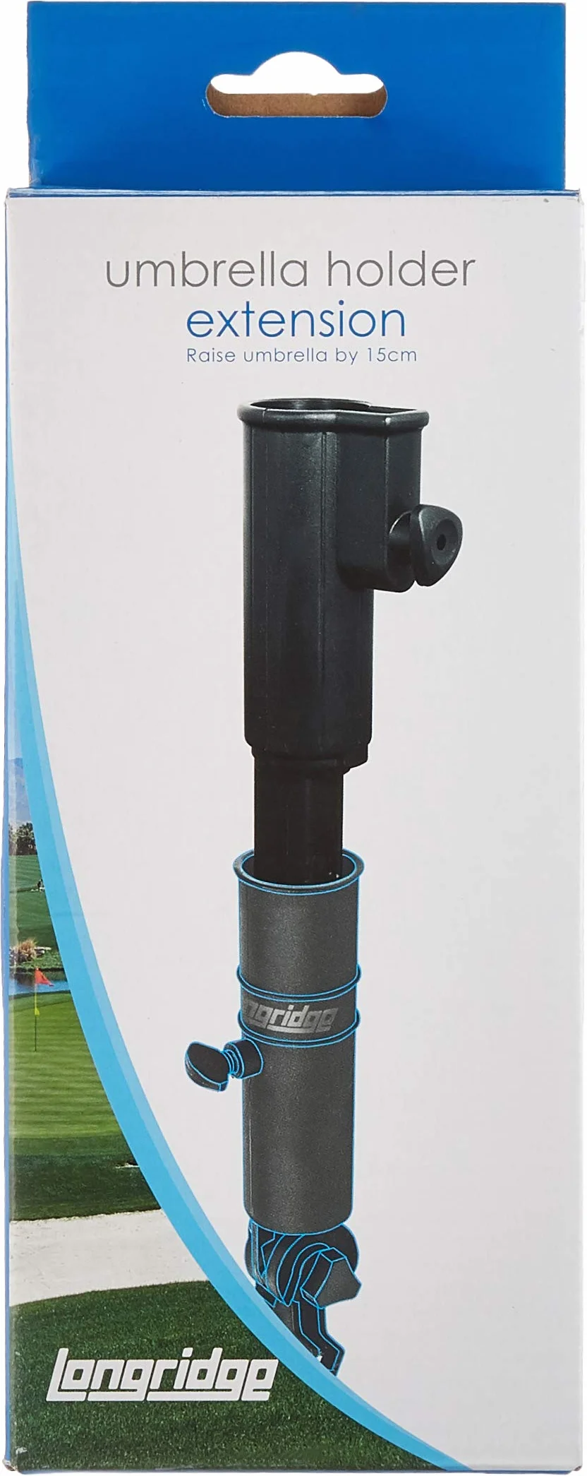 LONGRIDGE Extension de Porte-Parapluie de Golf Noir