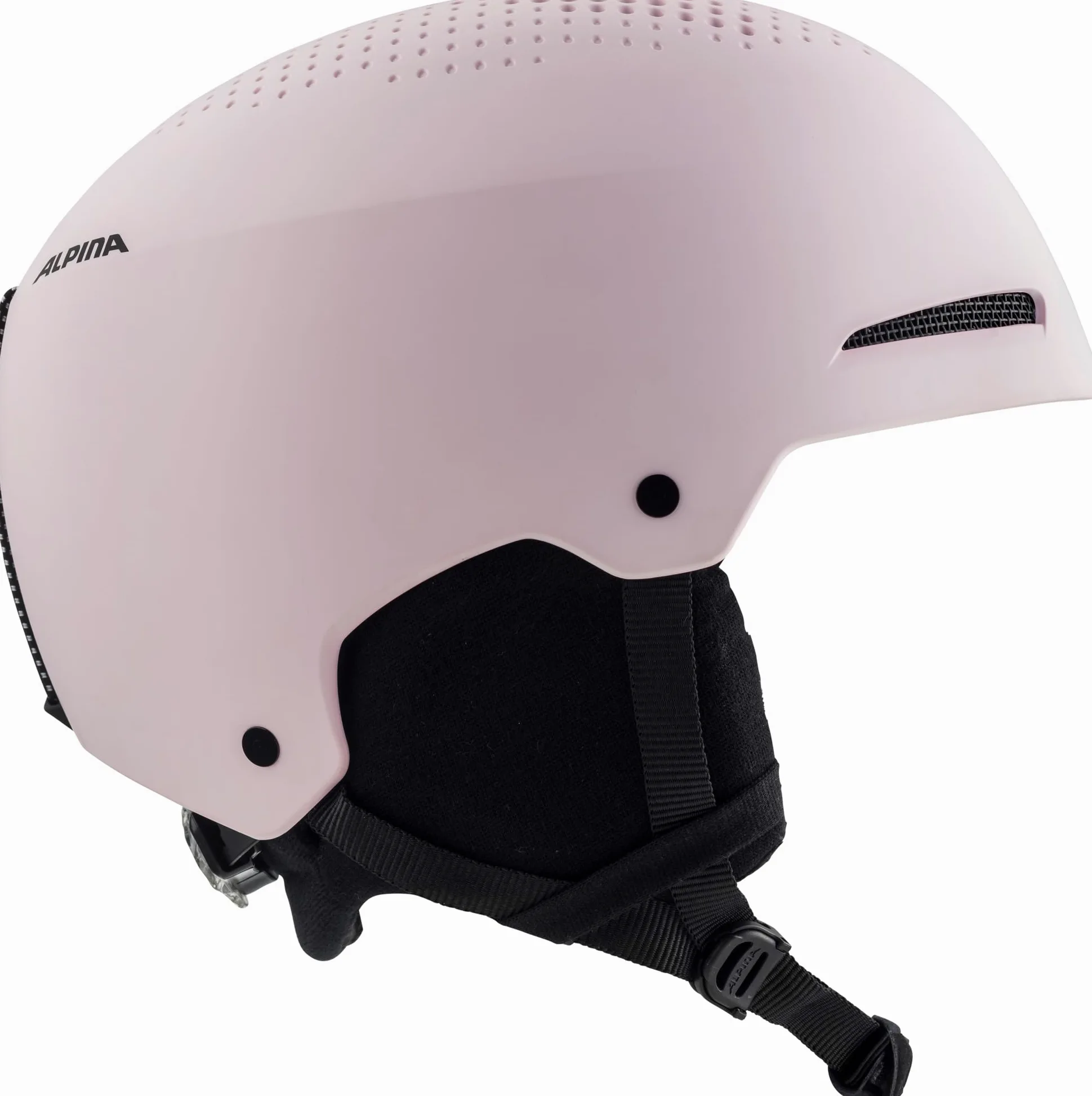 Alpina Arber - Casque de Ski léger et de Haute qualité pour Adultes, avec Coussinets d’Oreilles Amovibles, Absorption optimale des Chocs, Rose Matt, M (54-58)