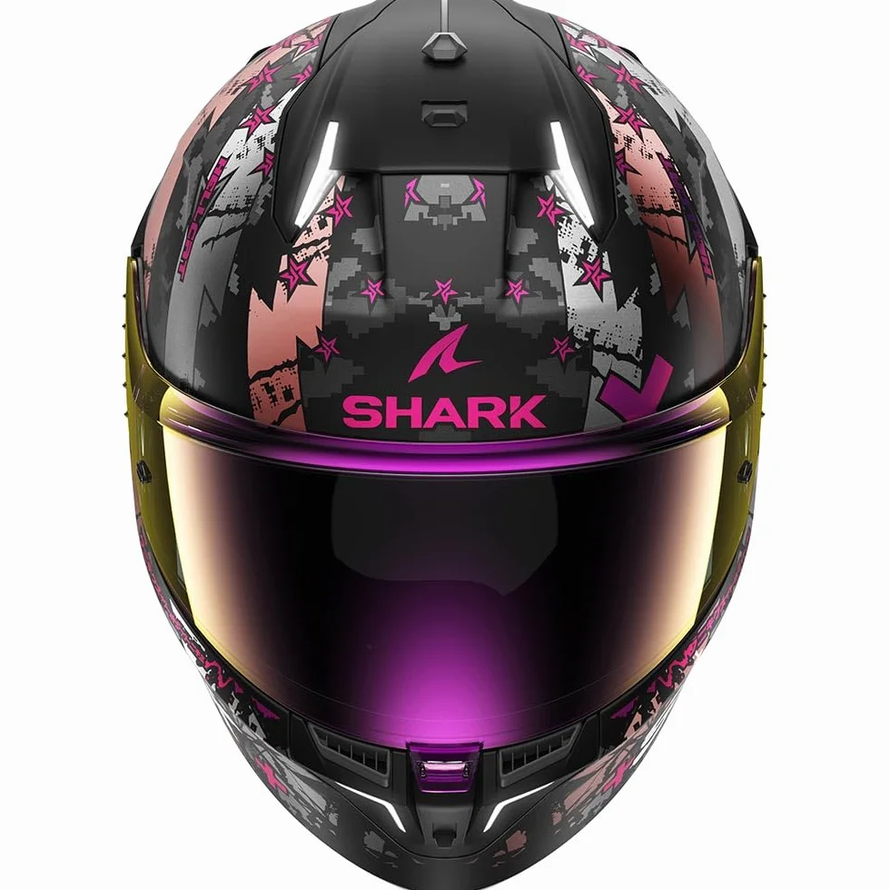 SHARK, Casque Moto intégral SKWAL i3 Hellcat Noir/Rose, S