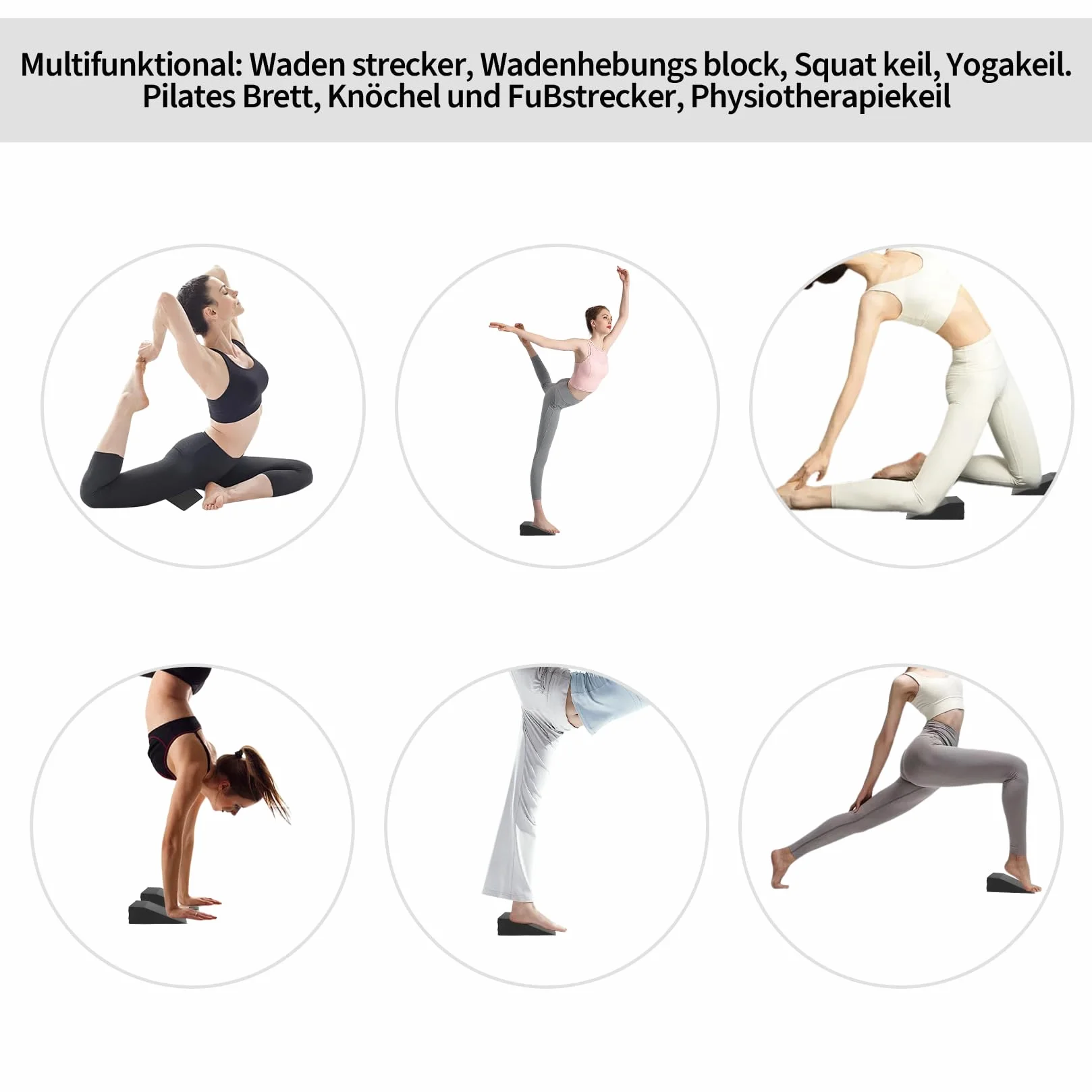 Brique Yoga Blocks Mousse EVA Haute Densité Antidérapants 2 Pcs