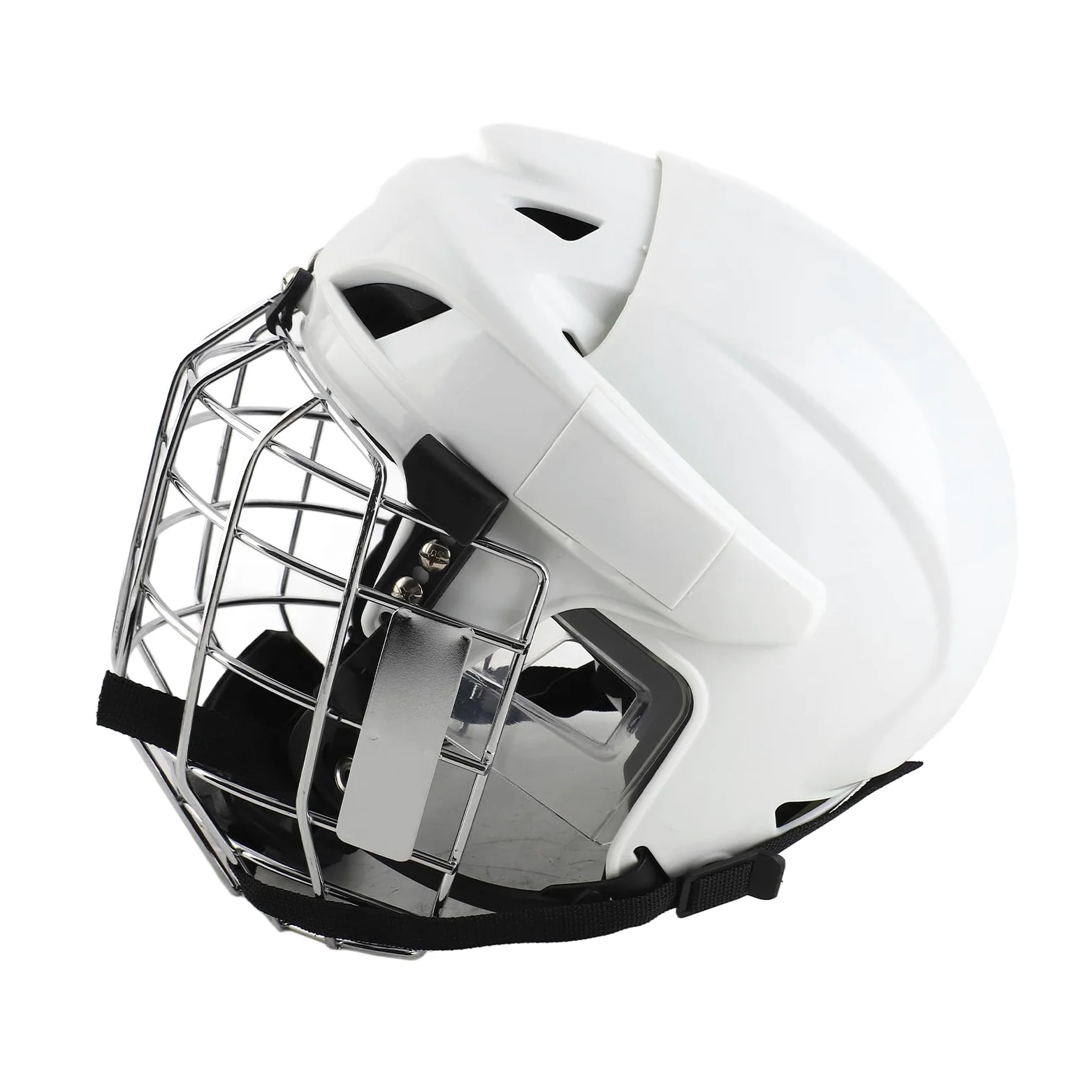 Zunate Casque de Hockey sur Glace pour Jeunes, Combo avec Cage Faciale, Coque de Protection de qualité Supérieure pour Roller Hockey, ABS EVA en Alliage D'aluminium pour Adolescents (M)