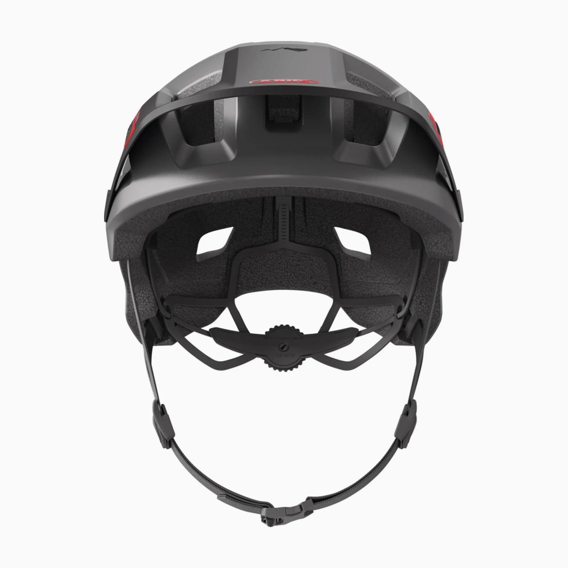 ABUS MTB-Helm YouDrop - Casque de vélo pour enfants et adolescents - pour le quotidien ou les tours sur le terrain - avec place pour une tresse - Argent, taille S