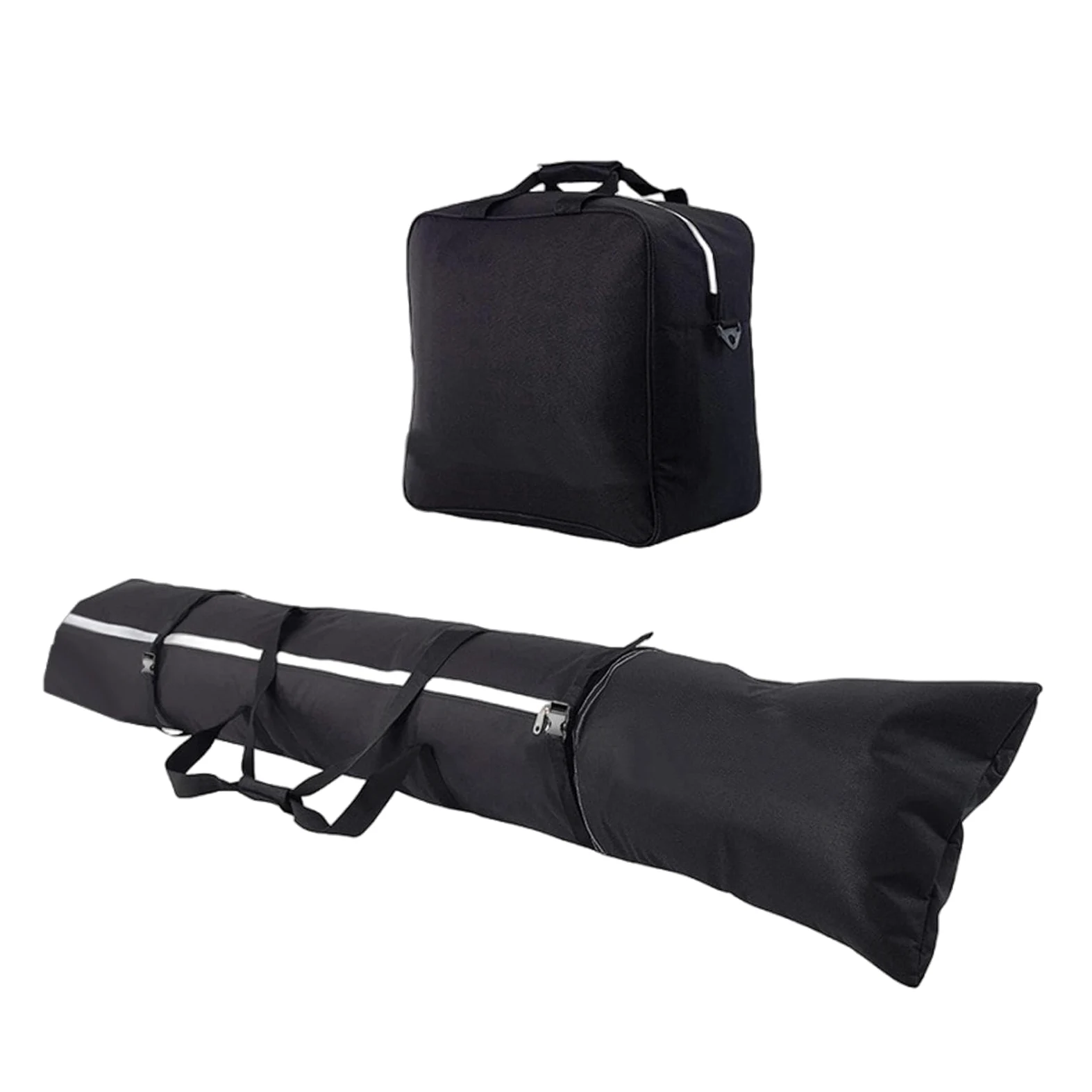 Générique Sacs De Ski Pack Imperméable en Tissu Oxford Épais et Rembourré | Housse De Transport À Skis Pour Passionnés Ados Adultes Protection Chaussures Objets De Contre