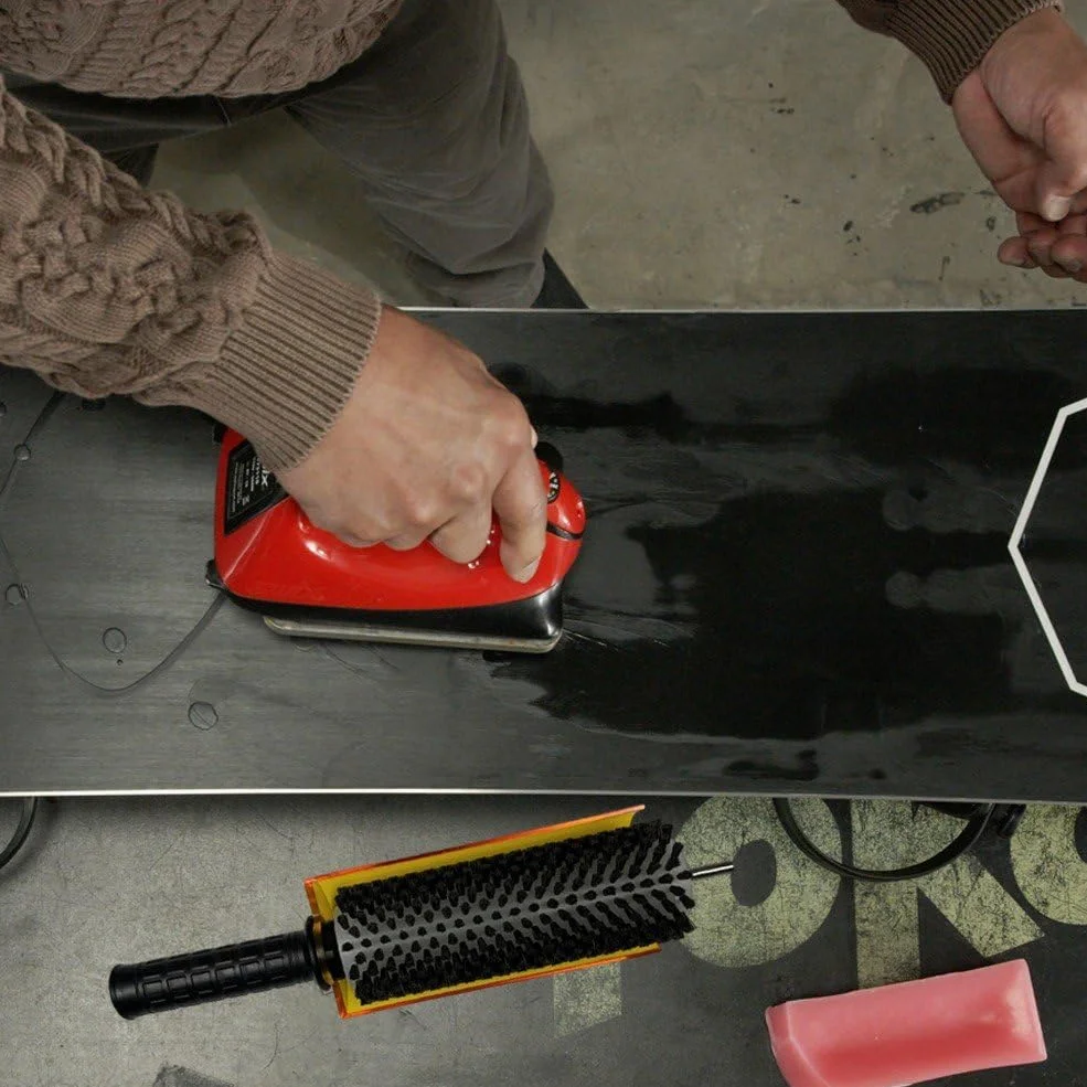 Kit De Brosses À Farter pour Skis Snowboards, avec Manche Capuchon, Facile À Utiliser Durable.