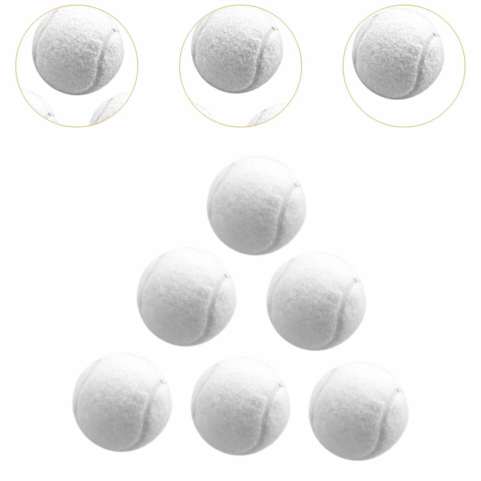 LOVIVER Ensemble de Balles de Tennis Durables pour Entraînement