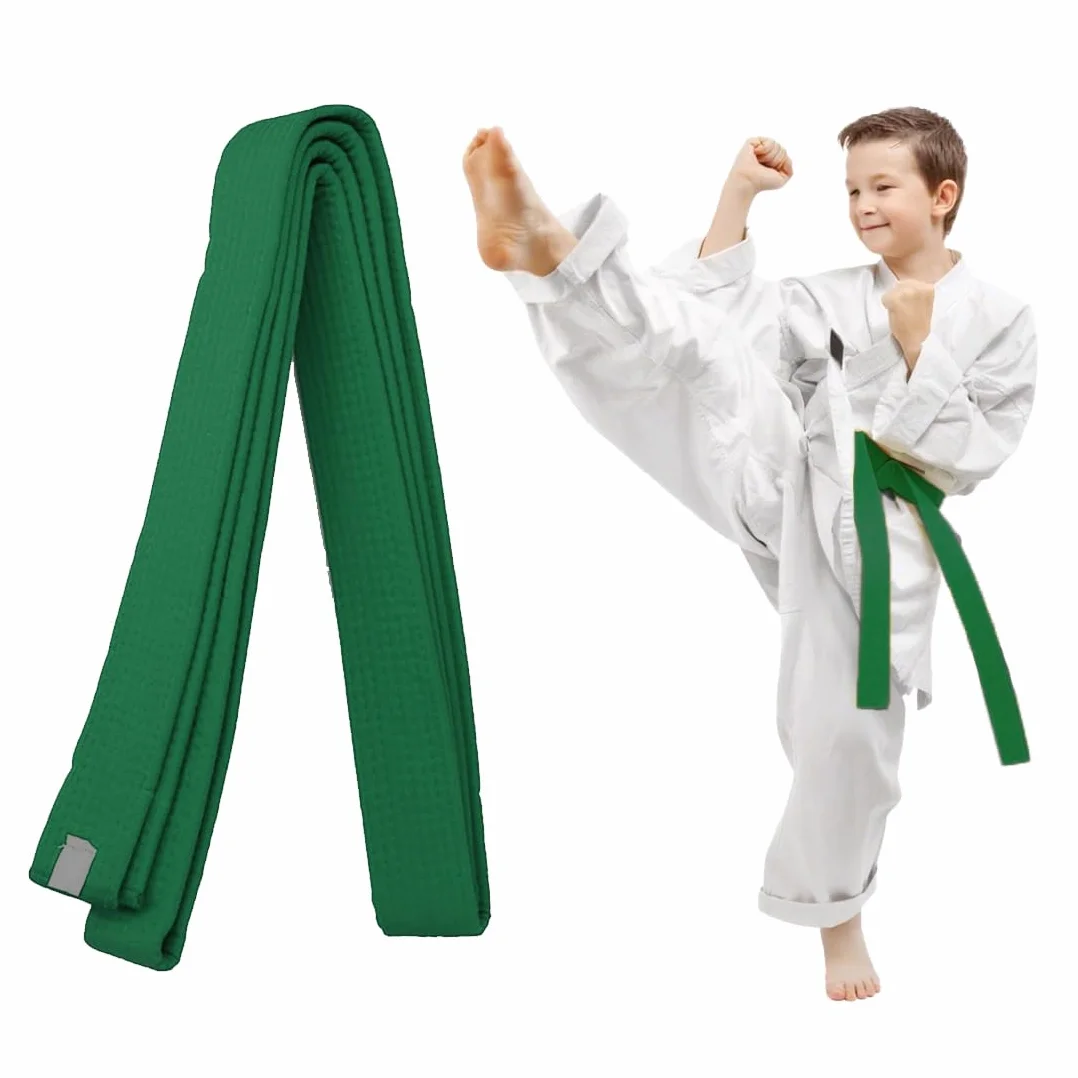 Ceintures d'Arts Martiaux Vert Judo Taekwondo Professionnelle 220cm