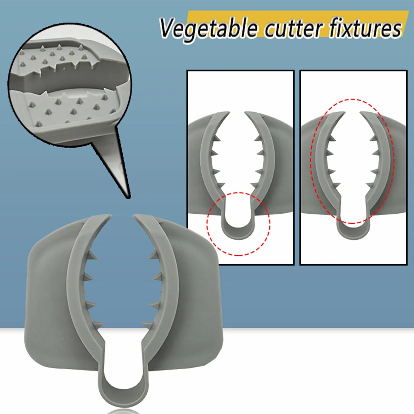 Protège-Doigts Pour Découpe Alimentaire, Protection Doigts Mandoline - Accessoires Cuisine Antidérapants Préparation Légumes