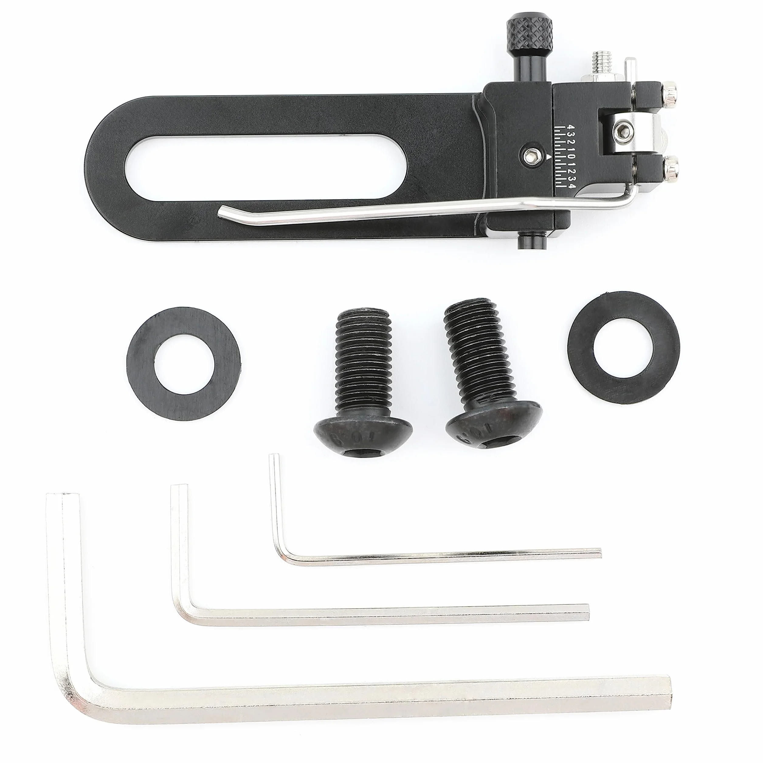 Wolfman Repose-Flèche Magnétique Tir à l'Arc Support de Flèche Ajustable Aluminium Antichoc pour Arc Recourbé Droitier