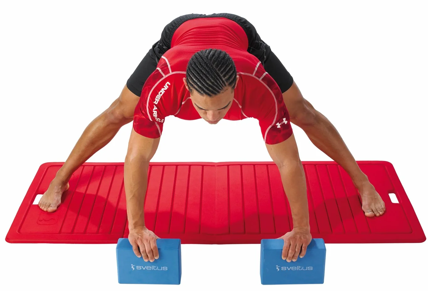 Yoga brick mousse bleu