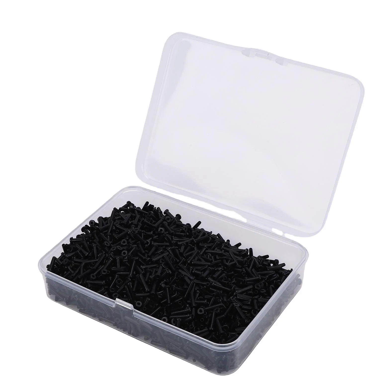 Épaisseur en Nylon Vigoureuse de Chapeau du Matériel 2.1x8.3mm 0.8mm D'oeillets de Raquette de Badminton de Réduction de Bruit