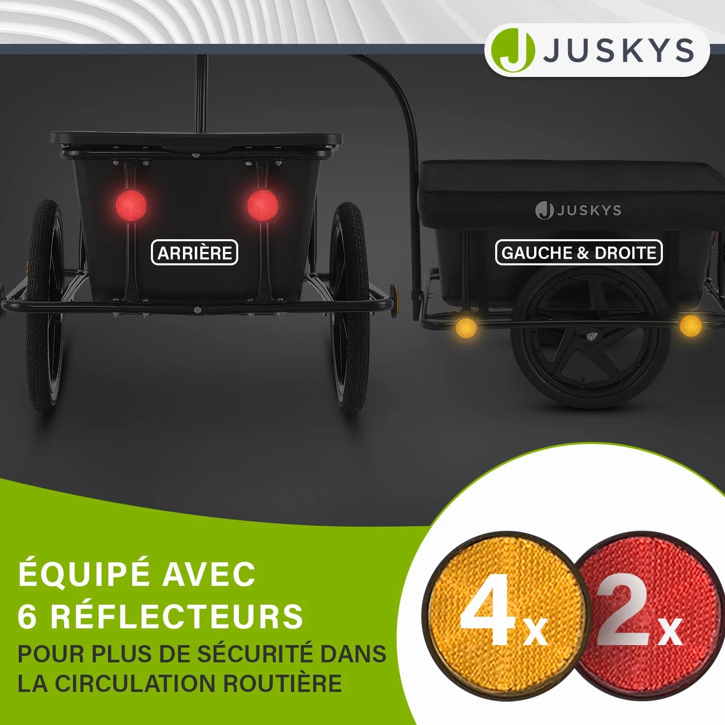 Remorque de bicyclette 90 litres