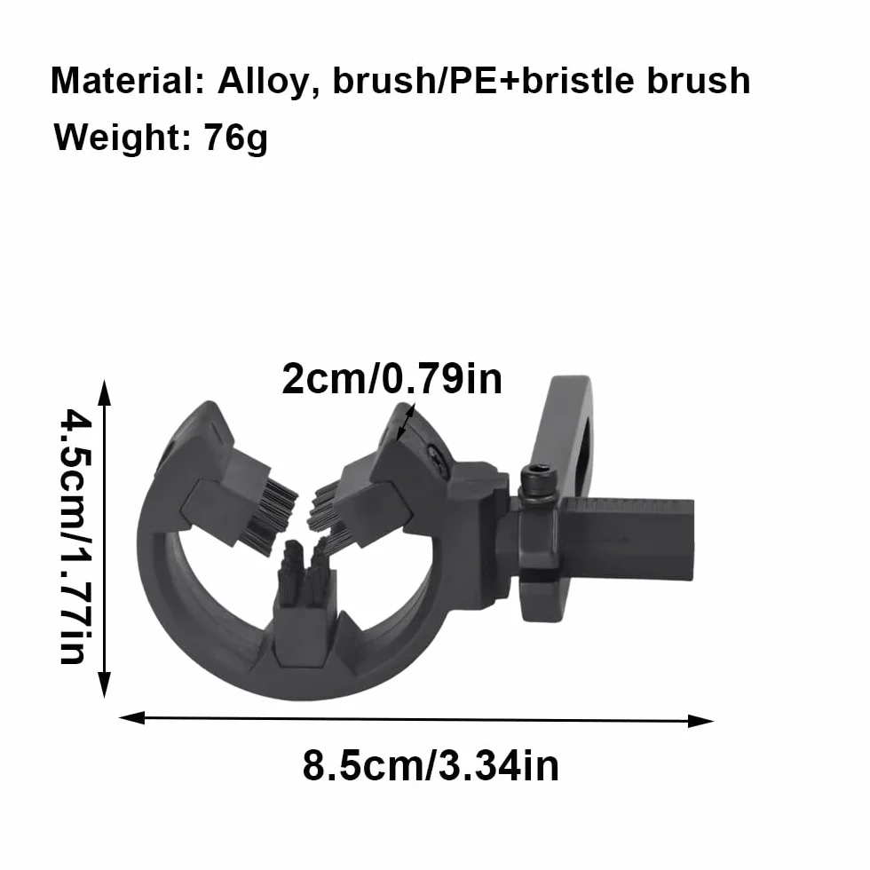 Brosse de Tir à l'arc MiOYOOW, Repose-flèche Réglable pour Arc à Poulies et Recourbé, Accessoires Chasse