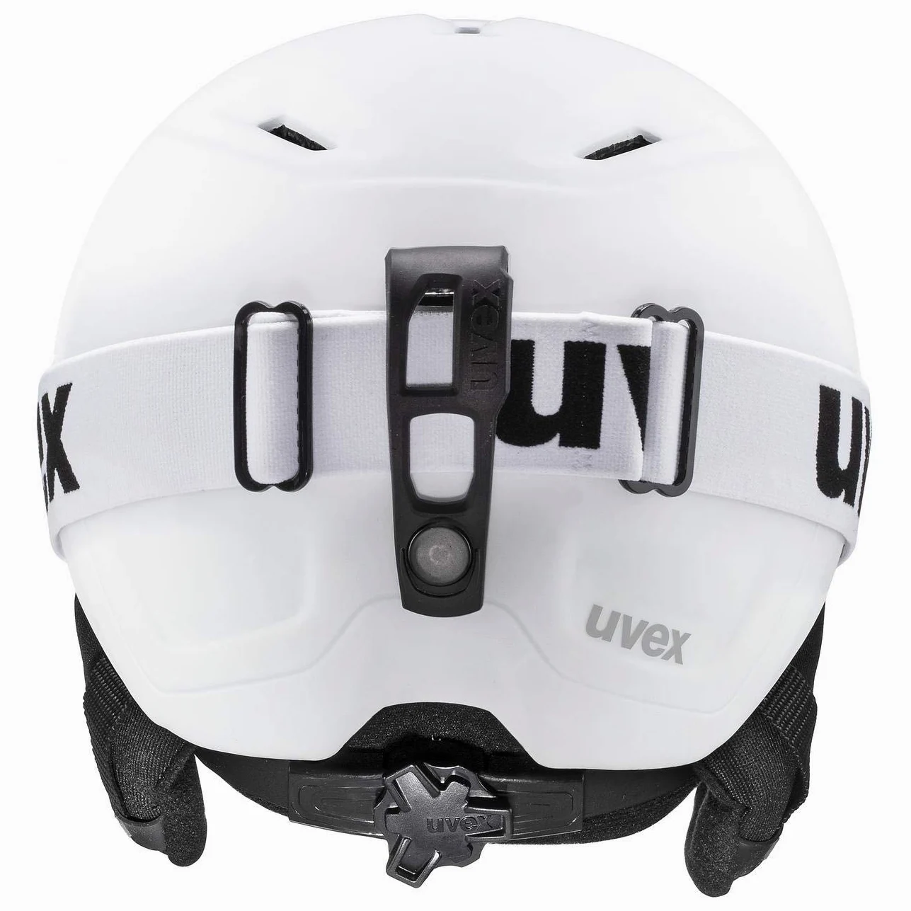 uvex heyya pro set, casque et lunettes de ski Jeunesse unisexe, white-black