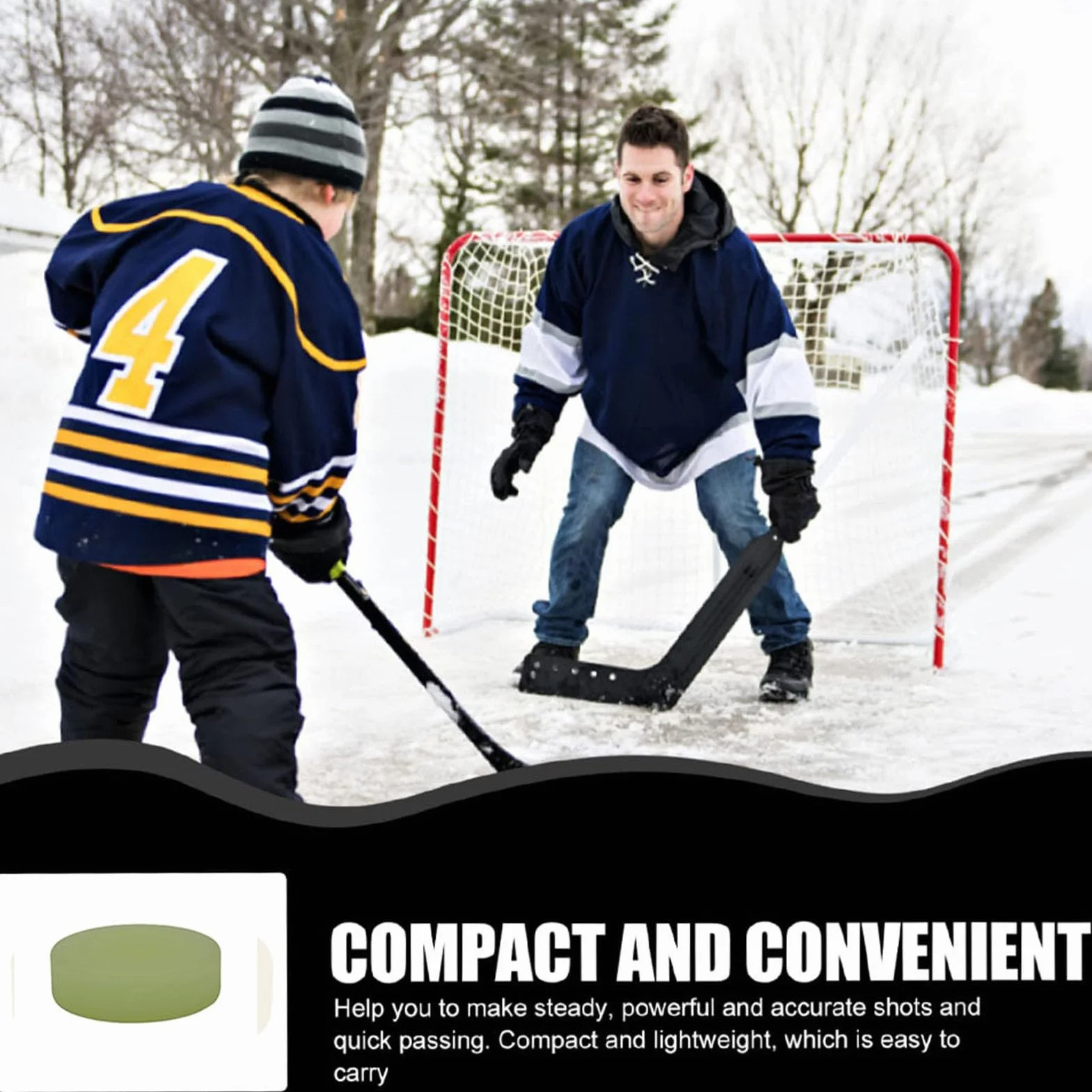 Hockey Puck PVC 9x9x3cm Practice Ice Ball Street Hockey Balls Durable Smooth Indoor Outdoor Training