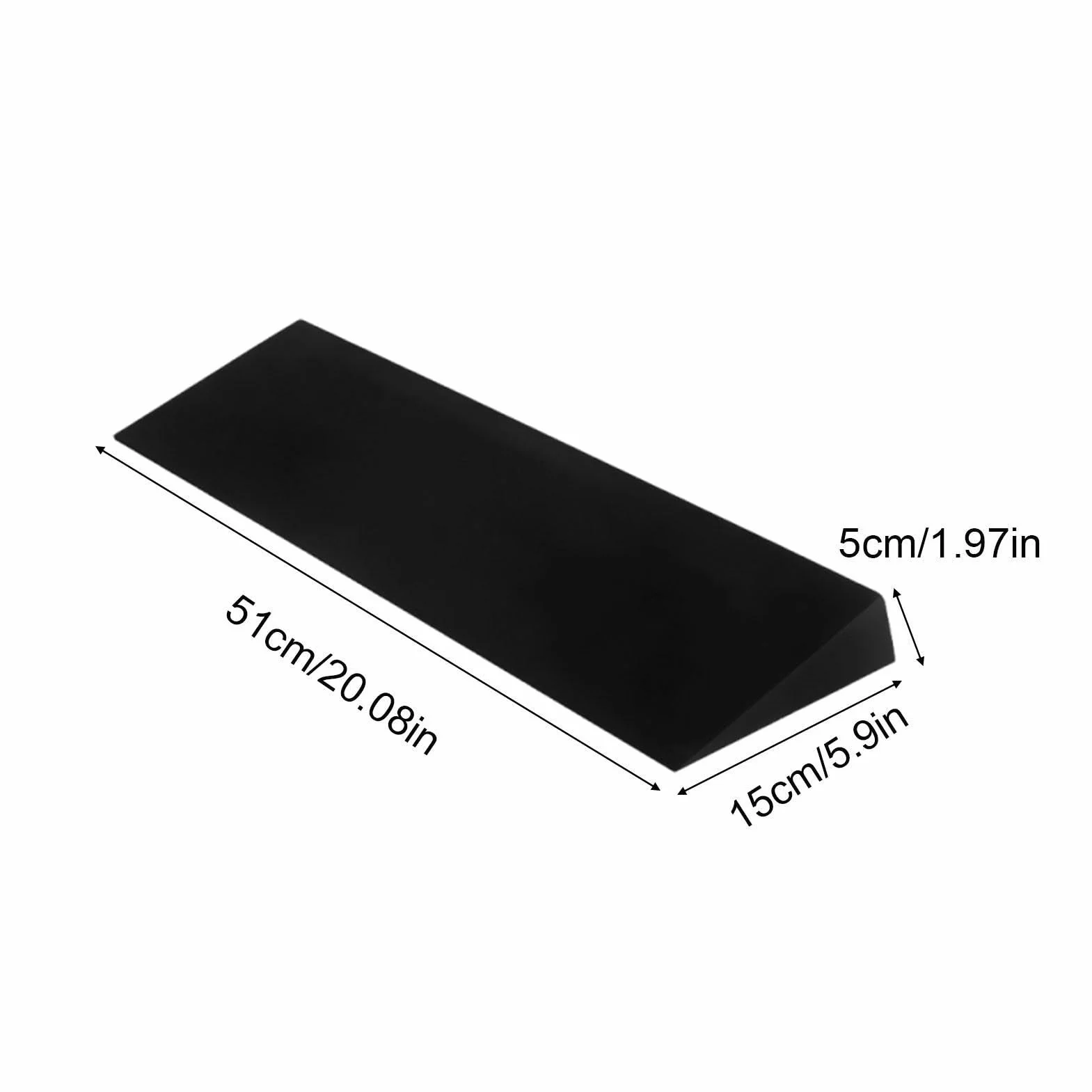 Bloc De Yoga En Mousse EVA À Haute Densité - 51x15x5 Cm - Cale De Yoga Antidérapante Large