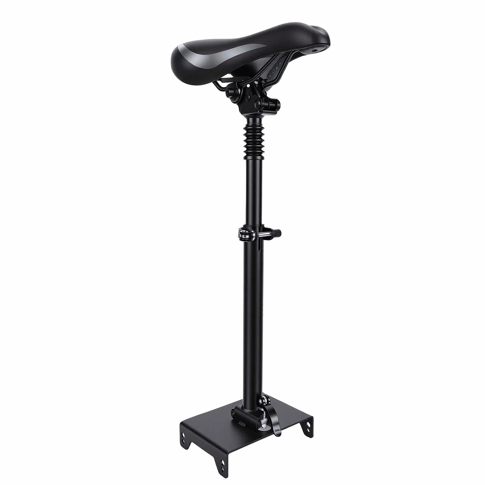 Siège de Scooter électrique G30, Hauteur Réglable, Coussin Confortable, Fixation du Siège, Accessoires D'installation Facile pour Adultes, Alliage D'aluminium et Acier Noir