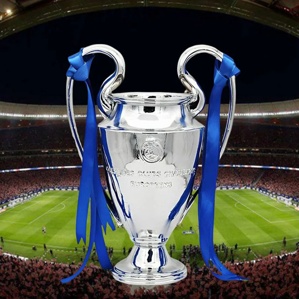Trophée de football des champions d'Europe Ligue européenne des champions Réplique Collection pour fans et cadeaux Décorations de bureau