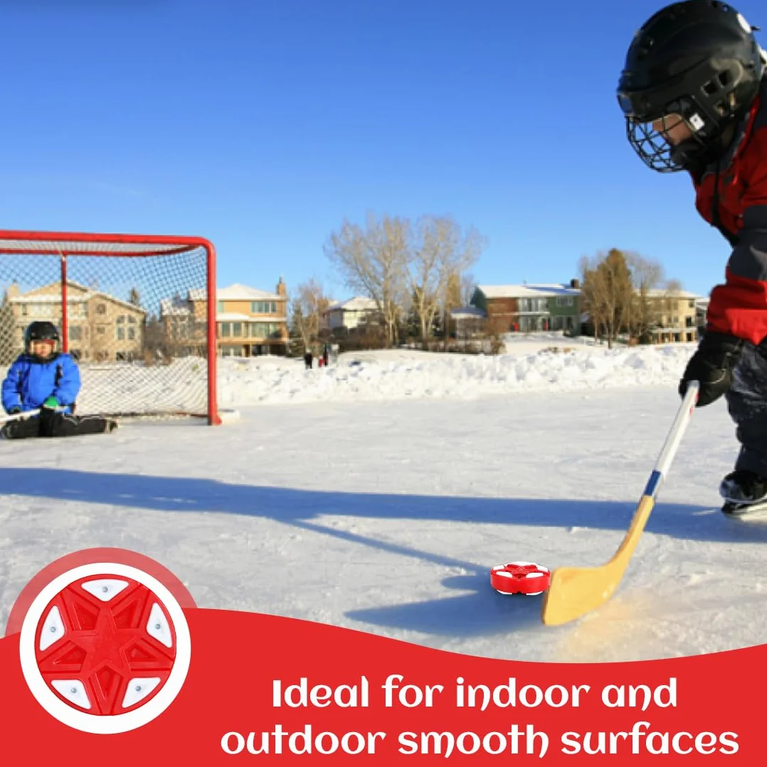 Rondelle de Hockey NHQZ pour Hockey sur Glace, Roller Hockey, Hockey de Rue - Plastique, Intérieur Extérieur