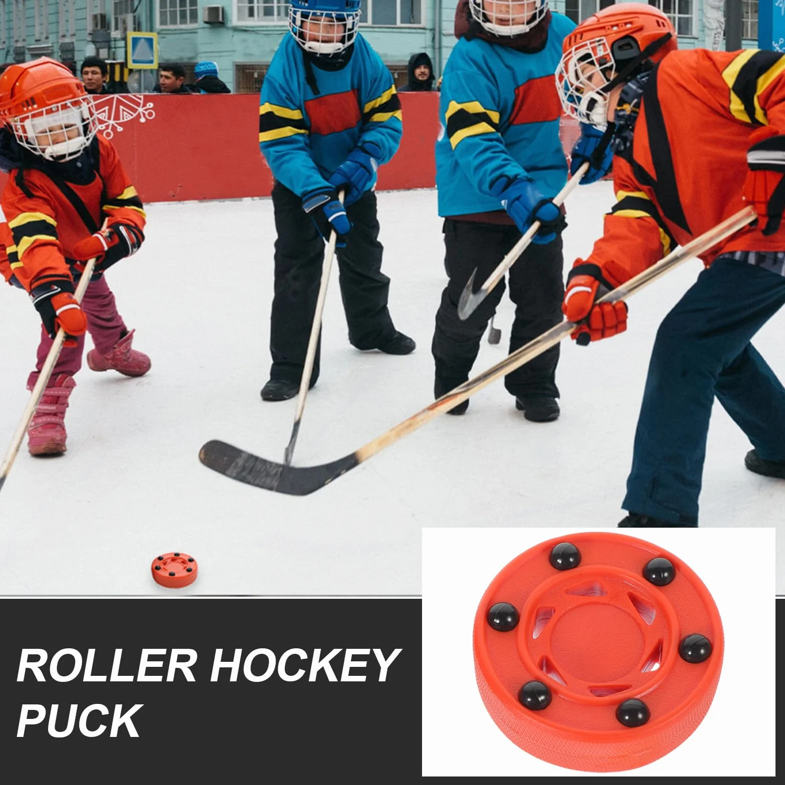WINOMO Lot de 2 battes de Hockey sur roulettes - Entraînement de Hockey